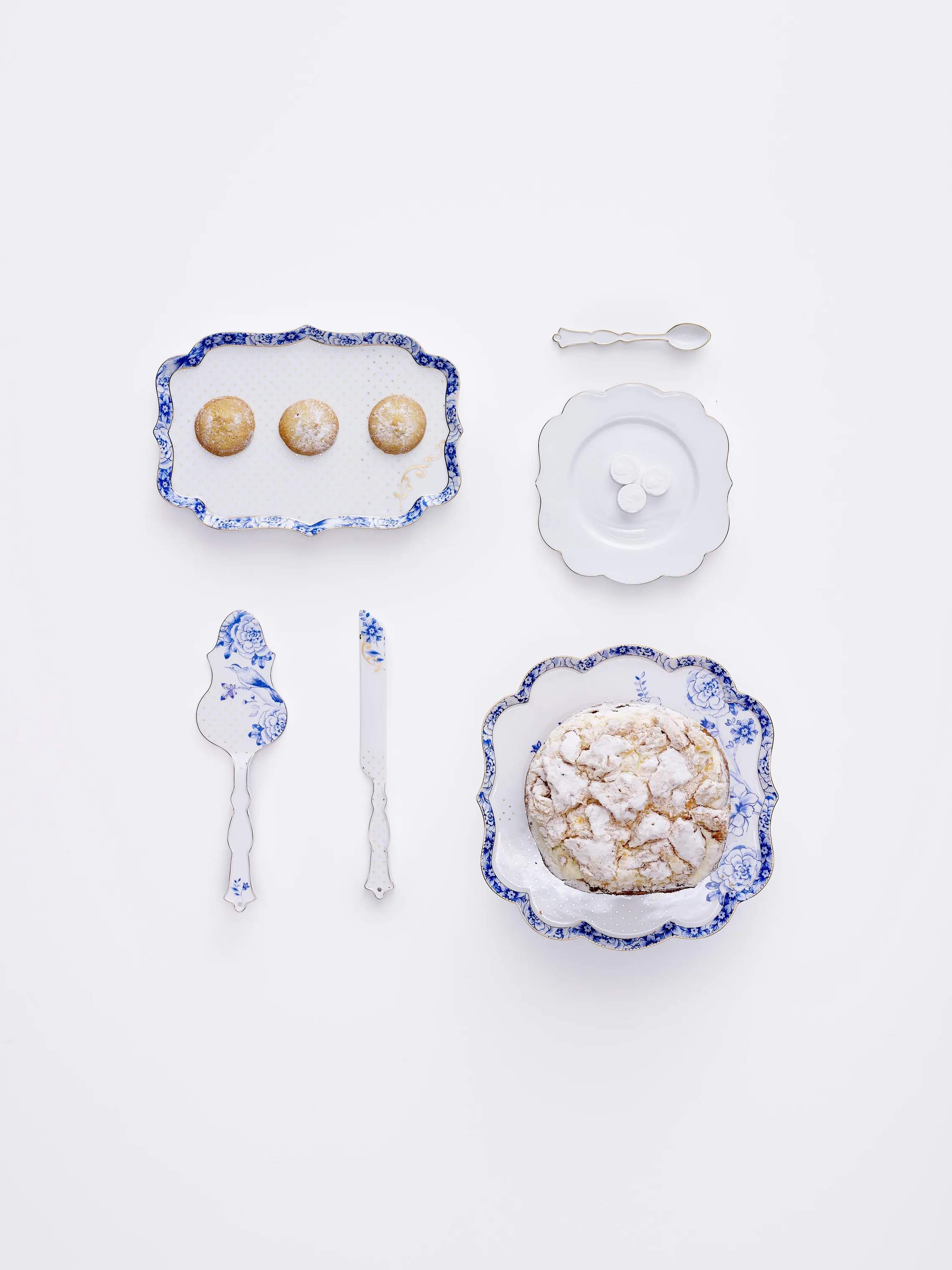 PIP Studio Serveringsfade Royal Winter White Royal White Fad i white, 2