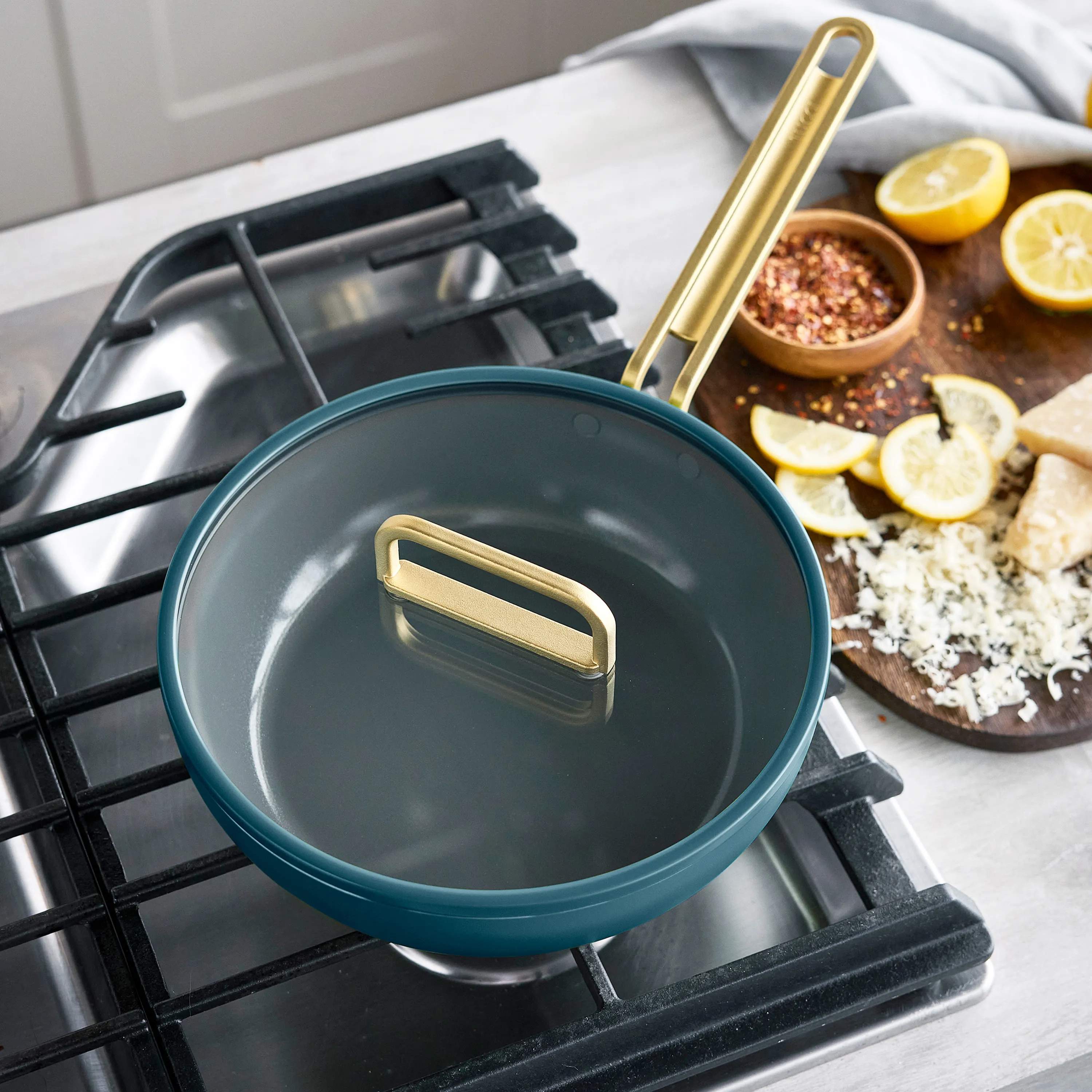 Greenpan Stegepander Tucci Stegepande i Venetian Teal, 3