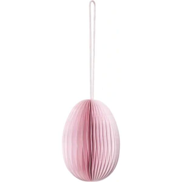 Broste Copenhagen Påskeæg og ophæng Megan Papir Ornament i Pink, 1
