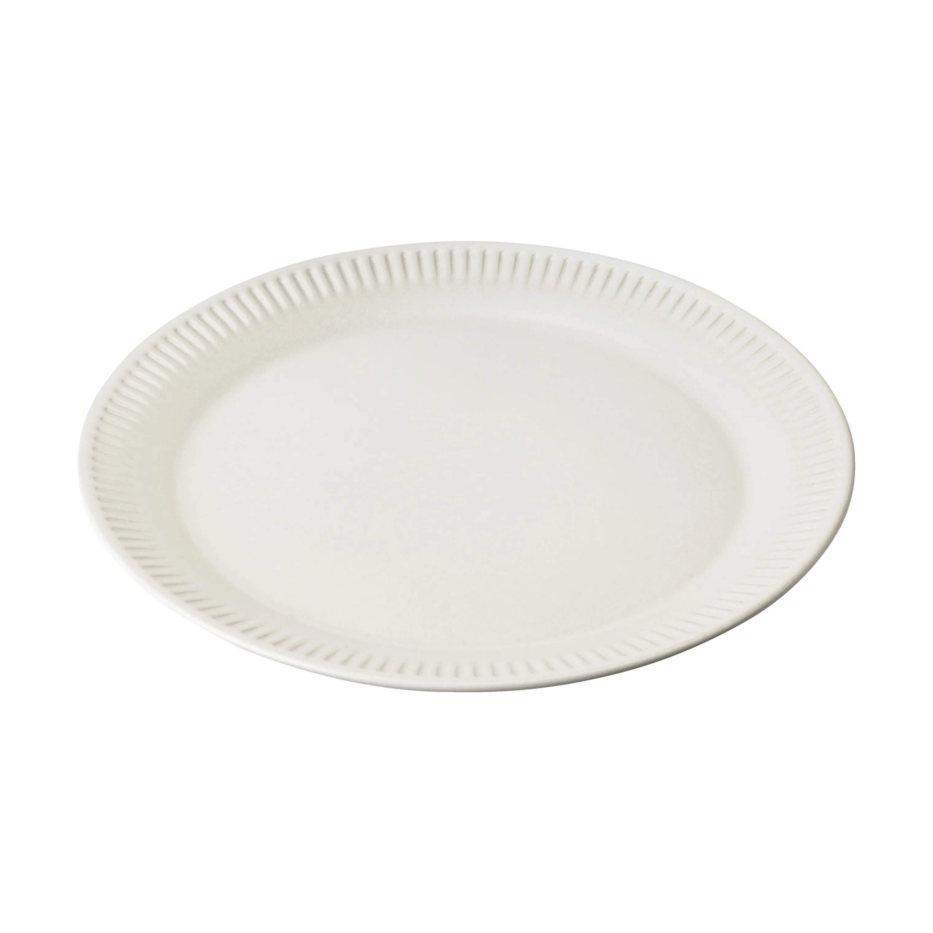 Kagetallerken, hvid, large