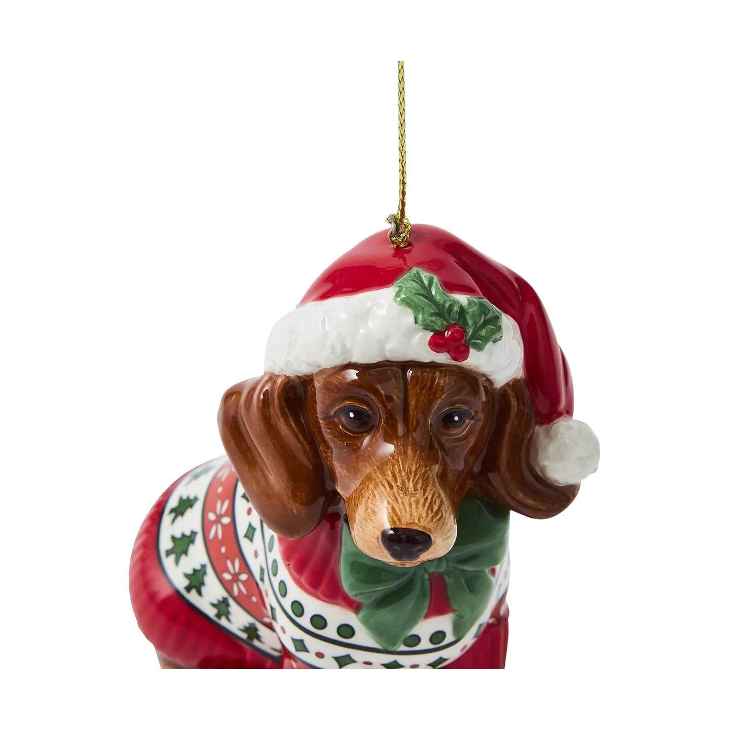 Spode Juleophæng Christmas Tree Juleophæng - Gravhund i julesweater i Gravhund i julesweater, 3