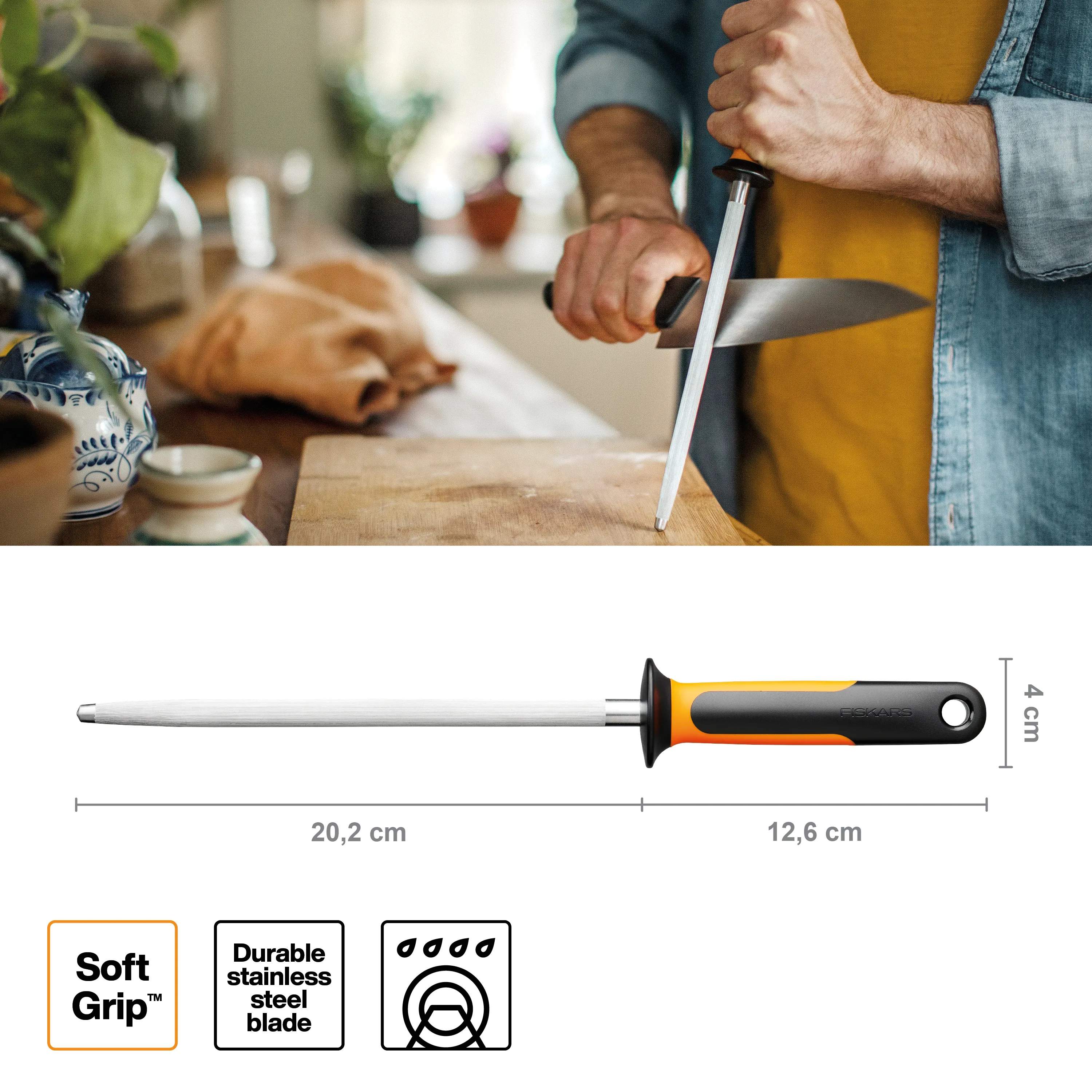 Fiskars Strygestål Functional Form Strygestål i Sort/Orange, 2