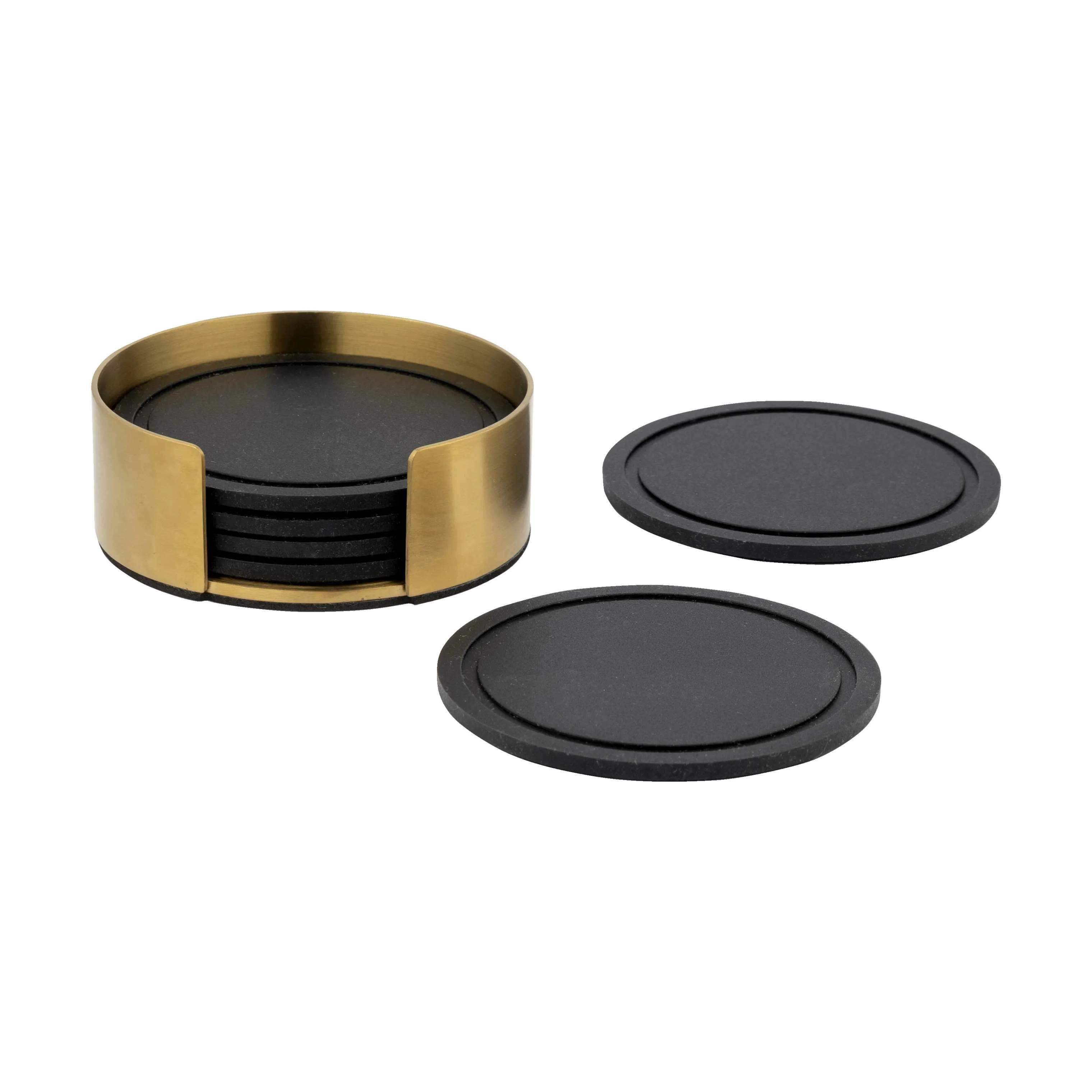 Mixology by CASA Living Glasbrikker og coasters MIXOLOGY Coaster - 6 stk. i Guldfarvet, 1