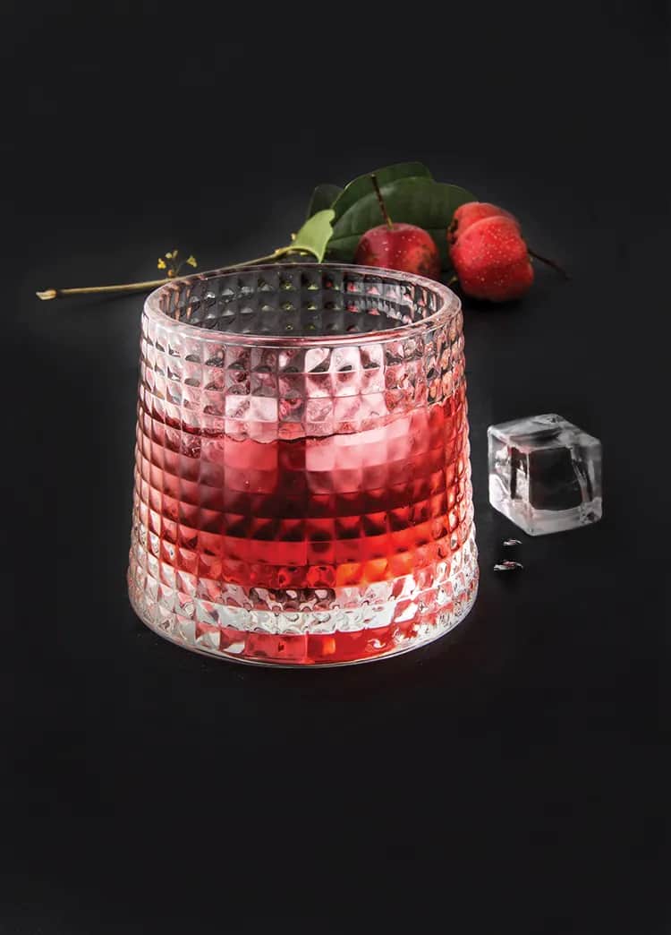La Rochère Lowball glas Blossom Whiskeyglas - 4 stk. i Klar, 3