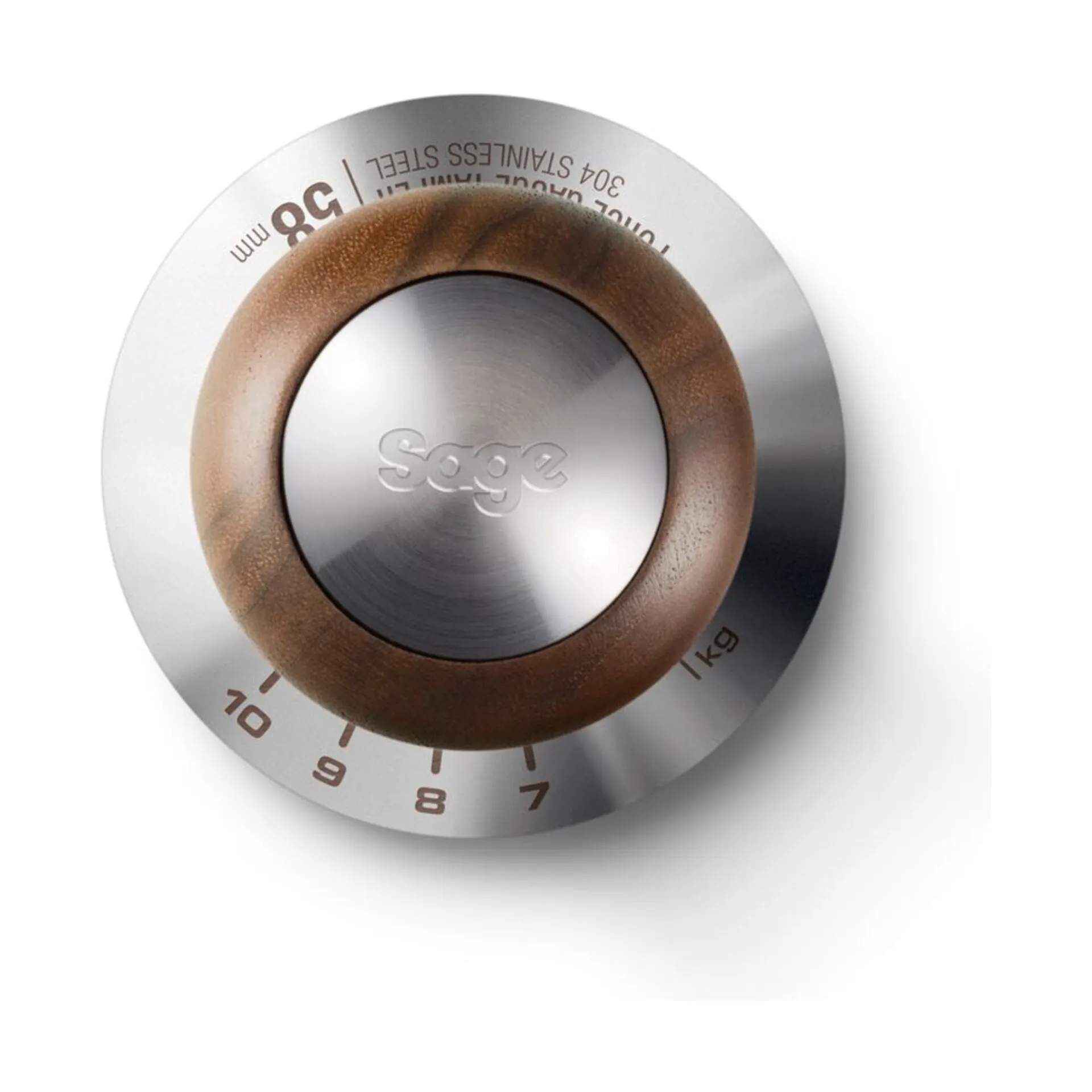Sage Tilbehør til espressomaskiner Tamper i Walnut, 3