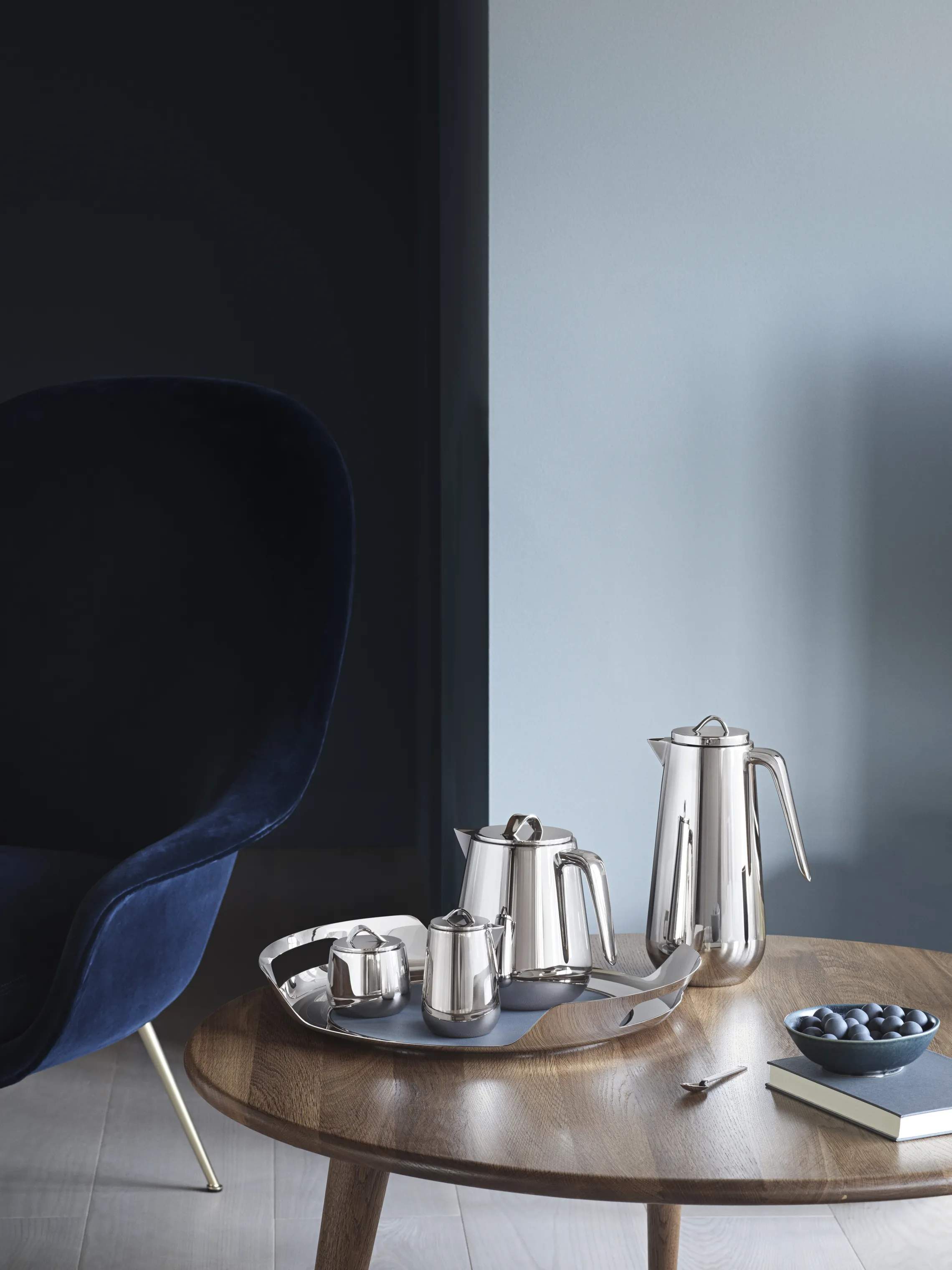 Georg Jensen Sukkerskåle Helix Sukkerskål i Sølvfarvet, 2