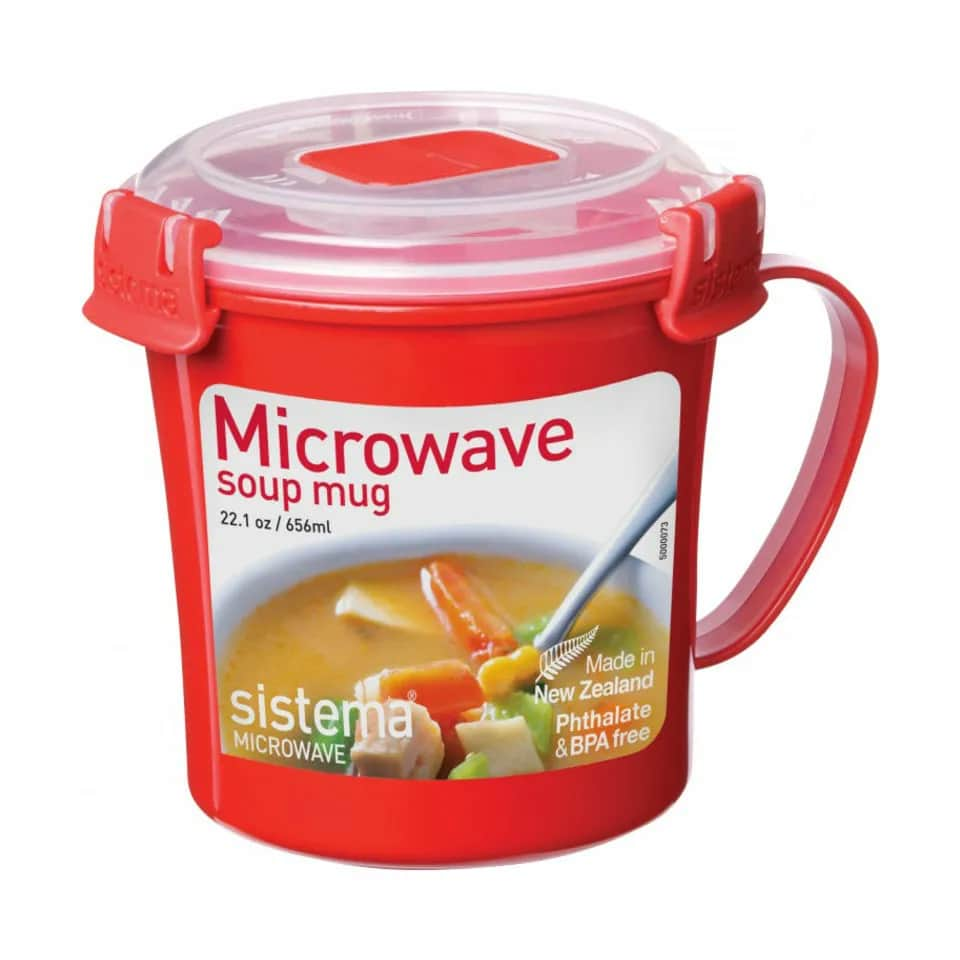 Microwave Steamer, red, large