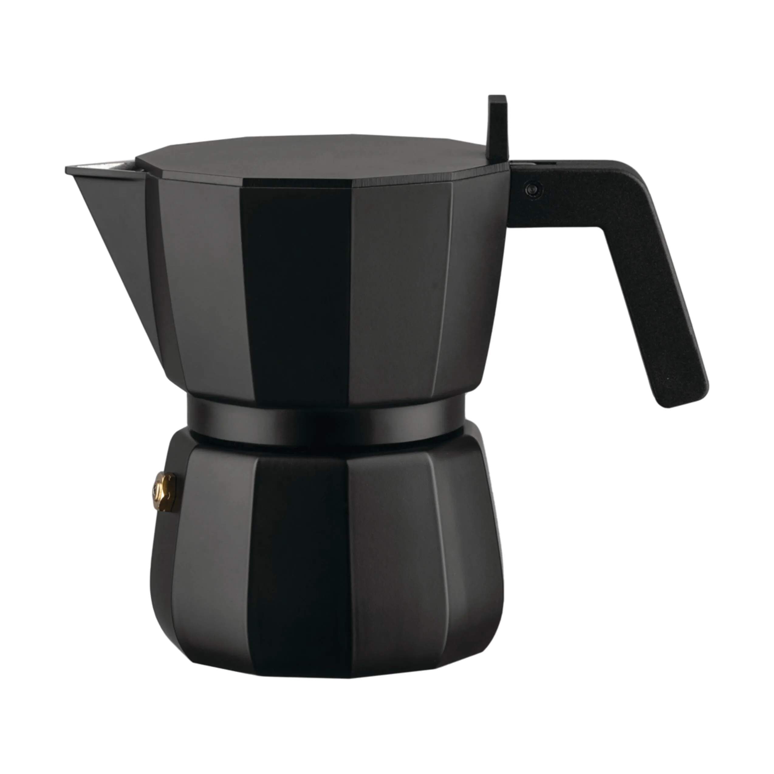 Alessi Espressokander Moka Espressokande i Sort, 15 cl, 1