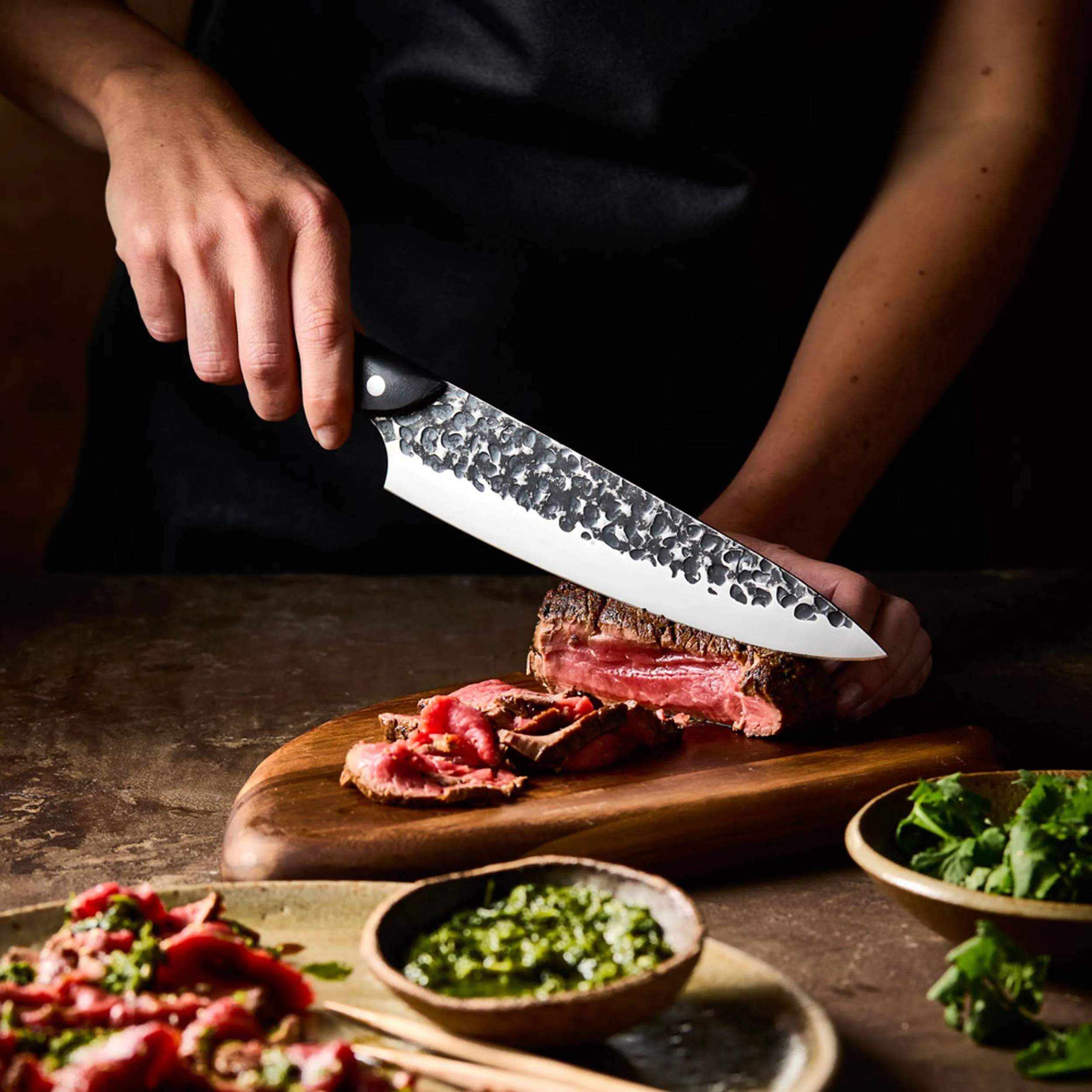 THE CUSTOM CHEF™ Kokkeknive Cuisine::pro Kuro Kiba Cuisine::pro® Kuroi Kiba™ Kokkekniv i Black, 2