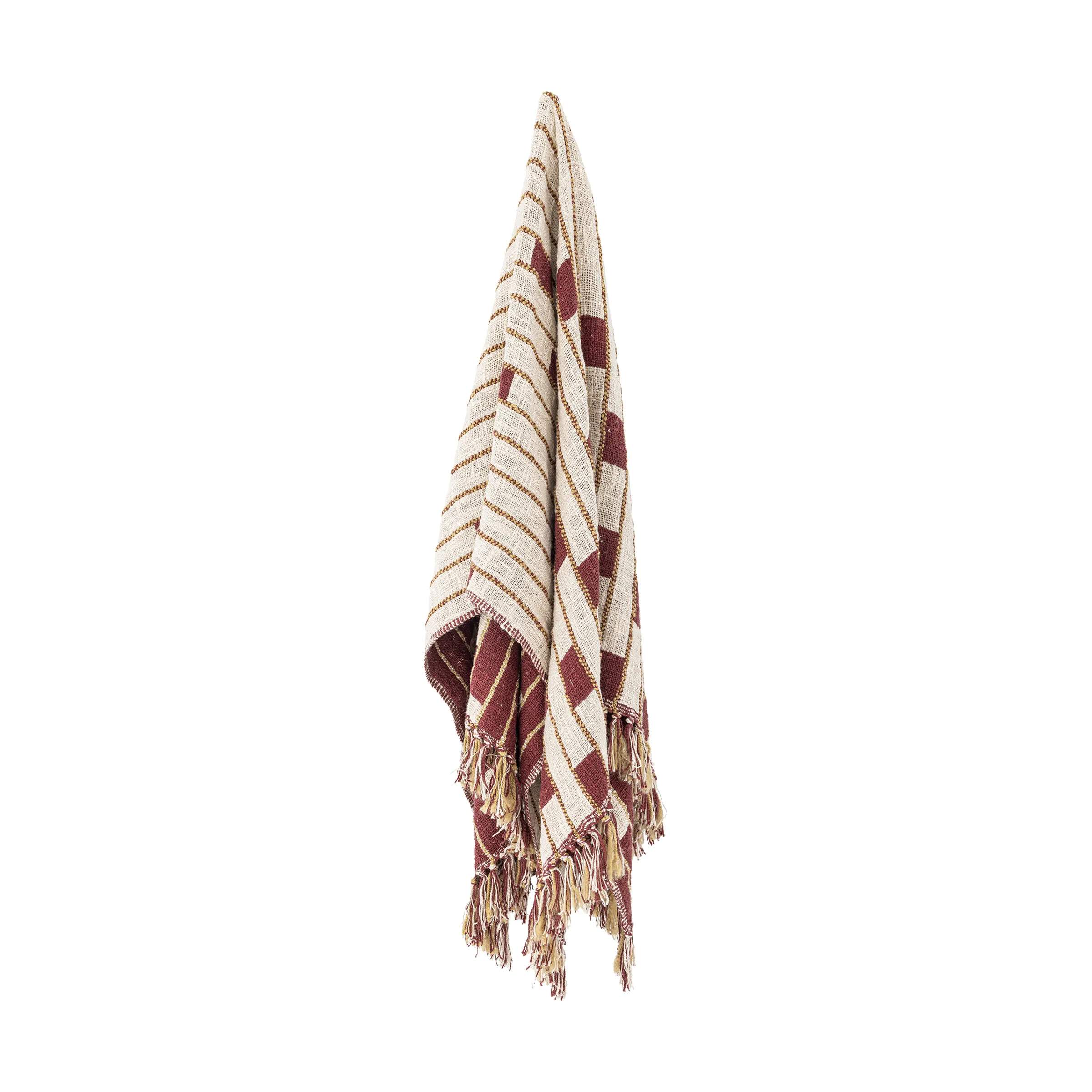 Bloomingville Plaider Cang Plaid i Rød, 3