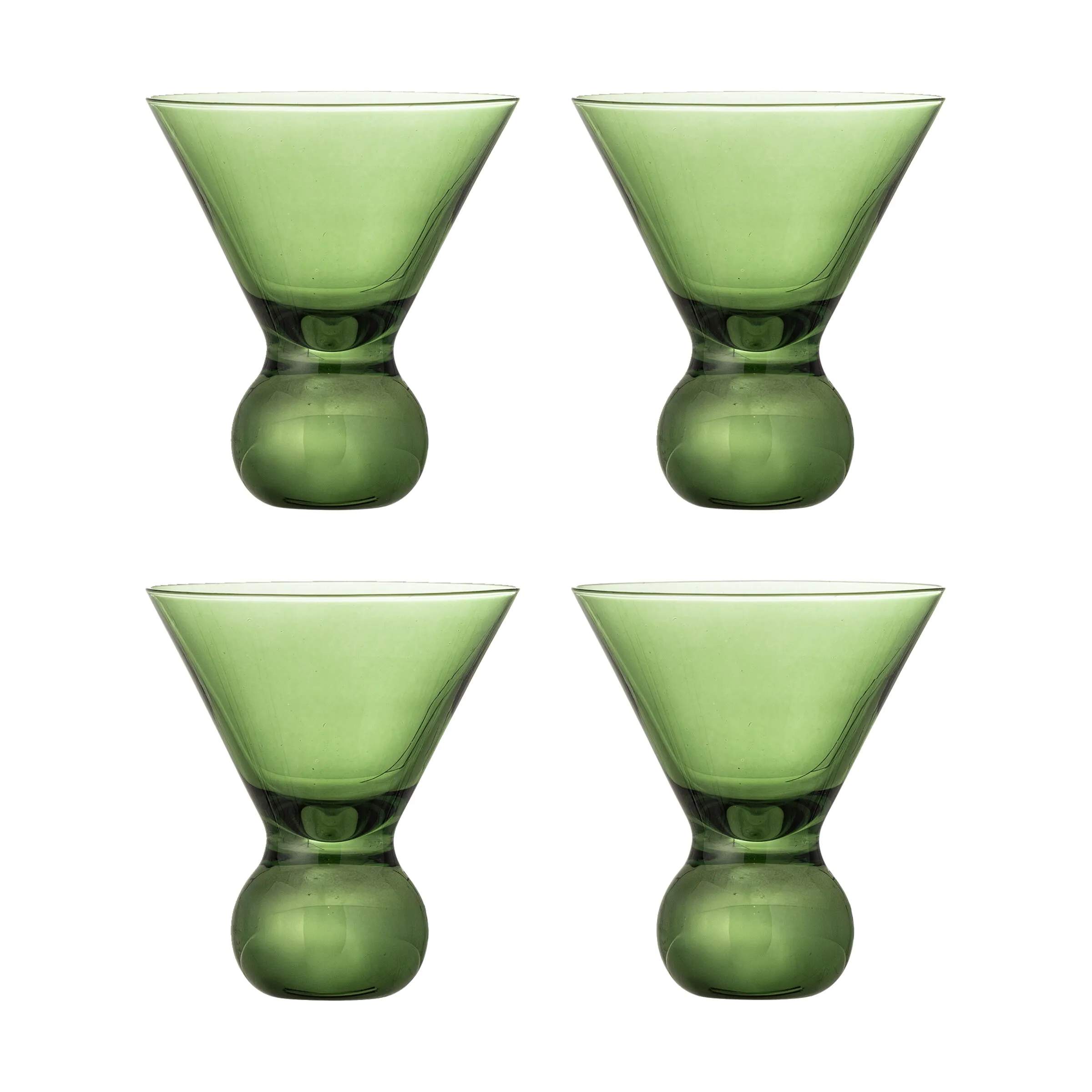 Bloomingville Cocktailglas Corliss Cocktailglas - 4 stk. i Green, 1