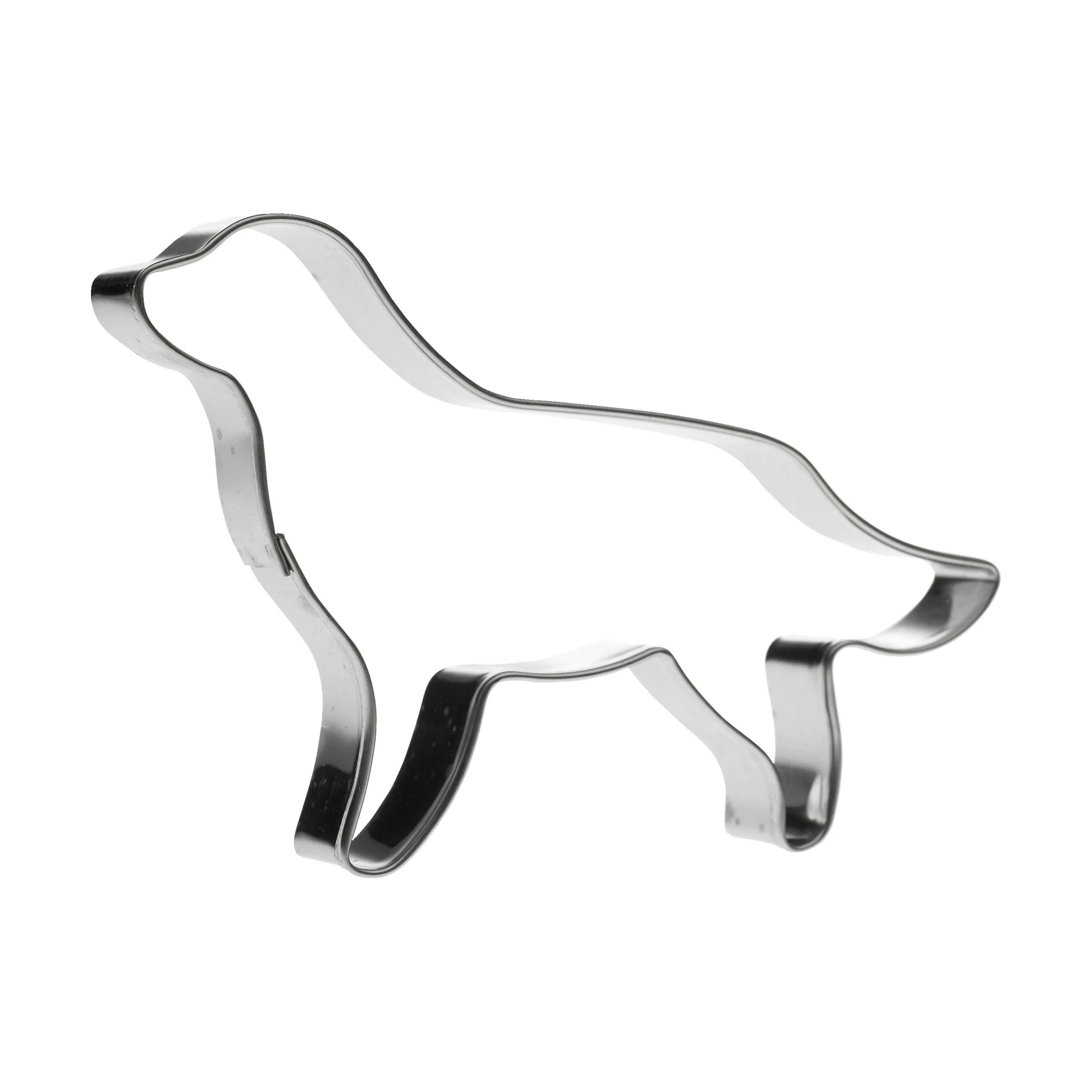 Udstikkkerform - Hund, sølv, large