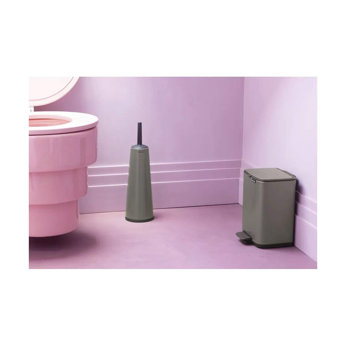 Brabantia Pedalspande Bo Pedalspand i Platinum, 4 L, 3