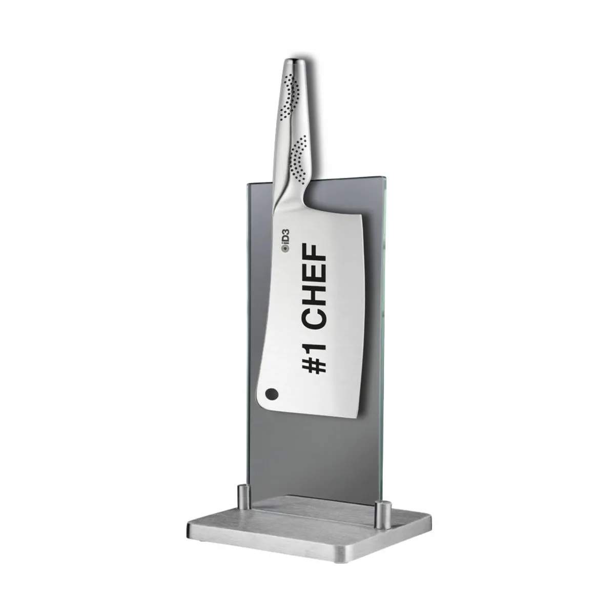 THE CUSTOM CHEF™ Knivblokke The Custom Chef Icon Cuisine::pro® Knivholder i sølvfarvet, 2