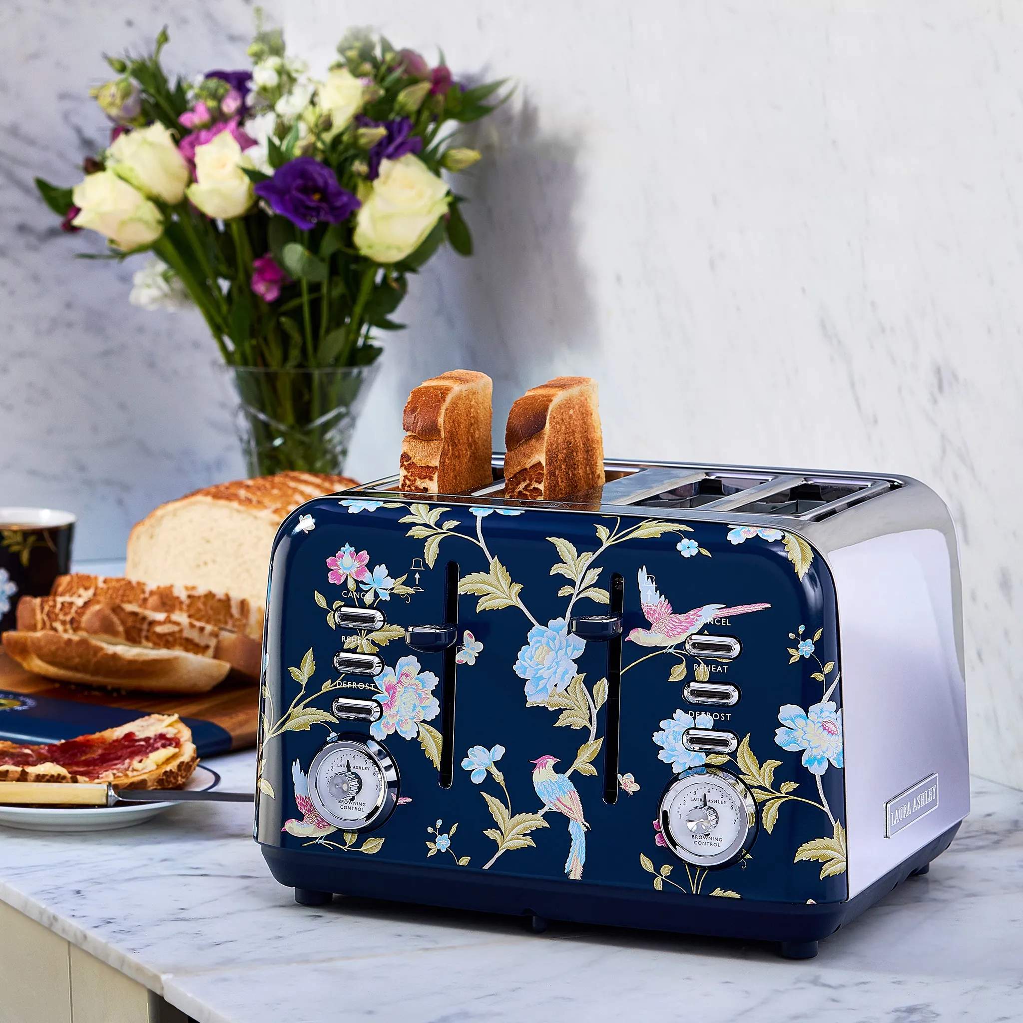 Laura Ashley Brødristere Brødrister i Elveden Navy, 3