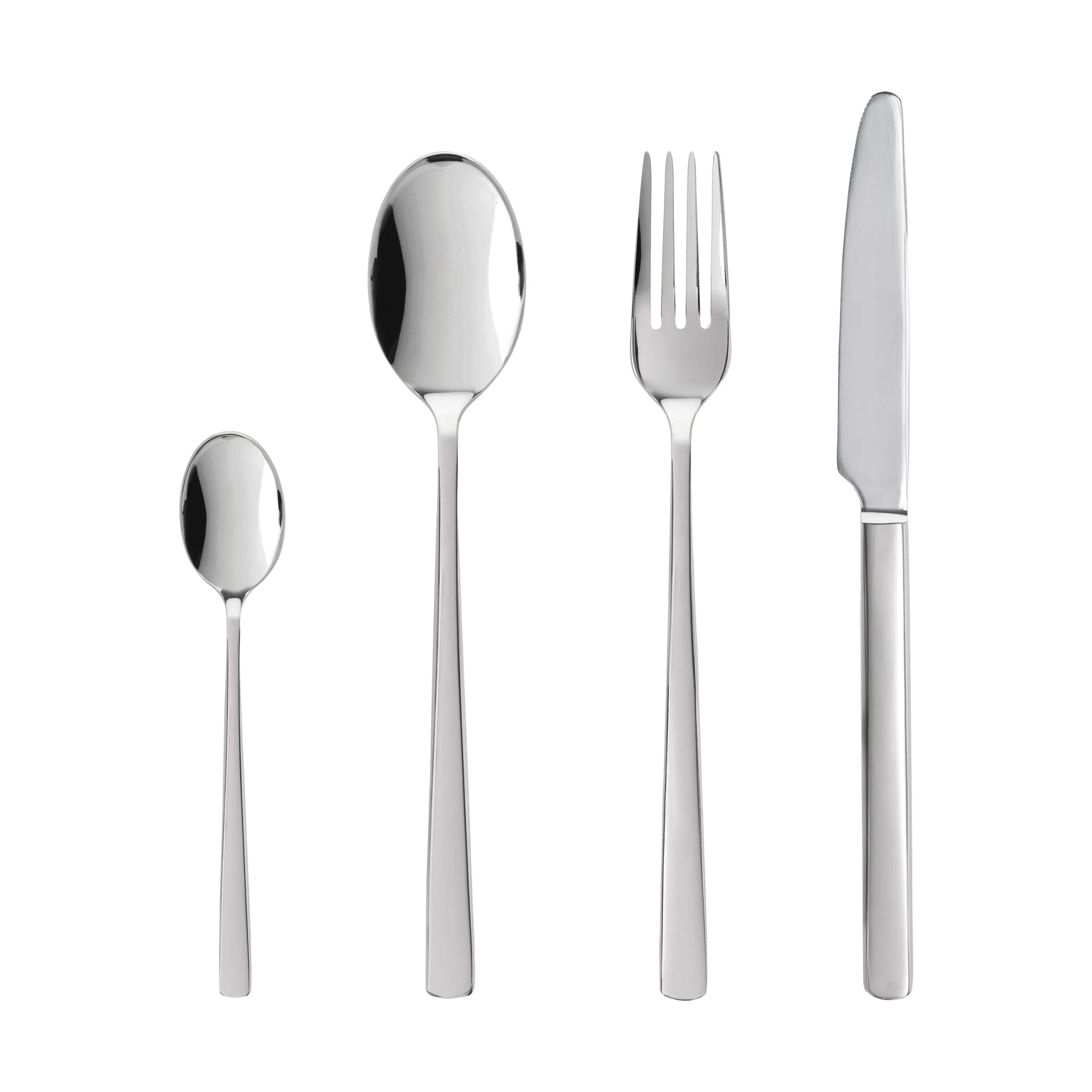 Gense Bestiksæt Essentials Pure Bestiksæt - 16 dele i blank, 1