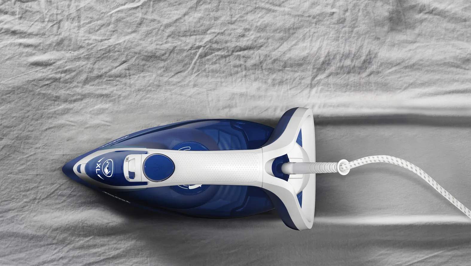 Tefal Strygejern Easygliss+ Dampstrygejern i Blå, 11