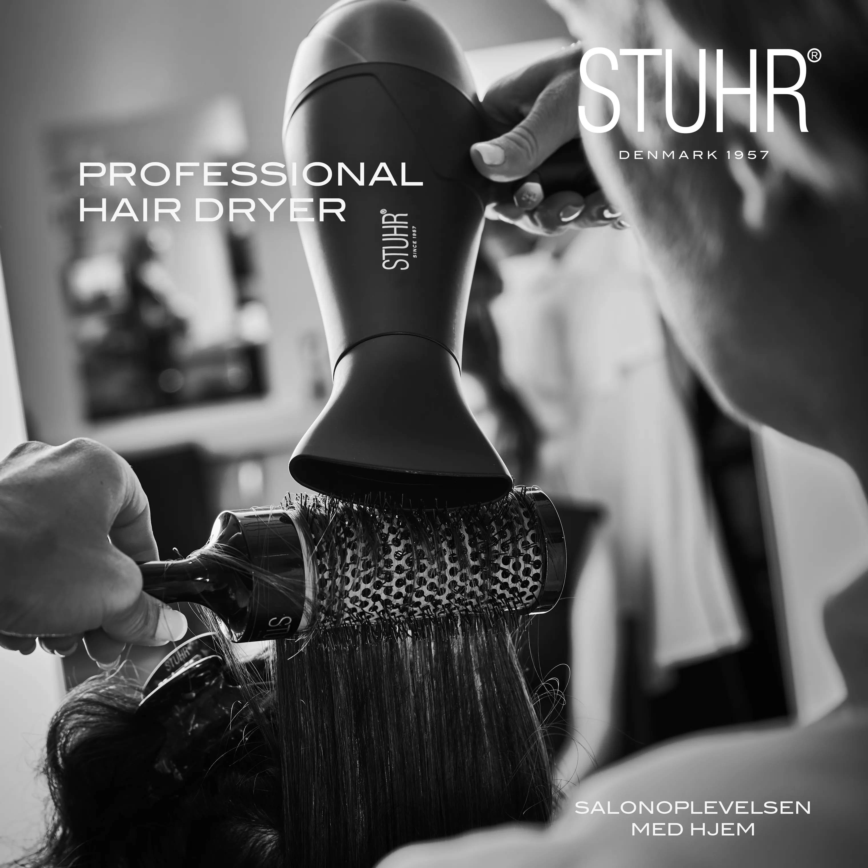 Stuhr Hårtørrere Stuhr Professional Professional Hårtørrer i Sort, 3