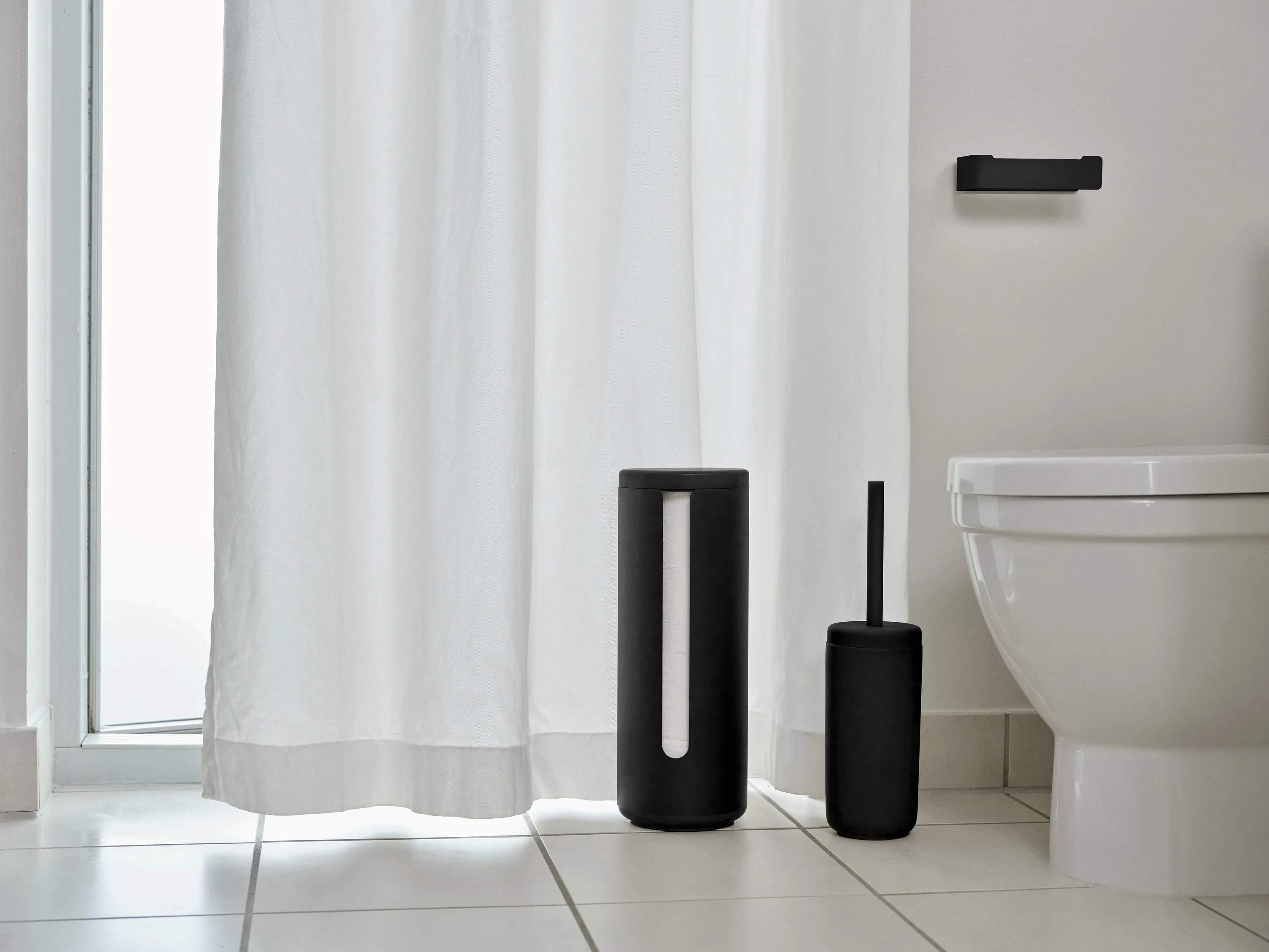 Zone Tilbehør til bad Ume Toiletrulleholder i Sort, 2