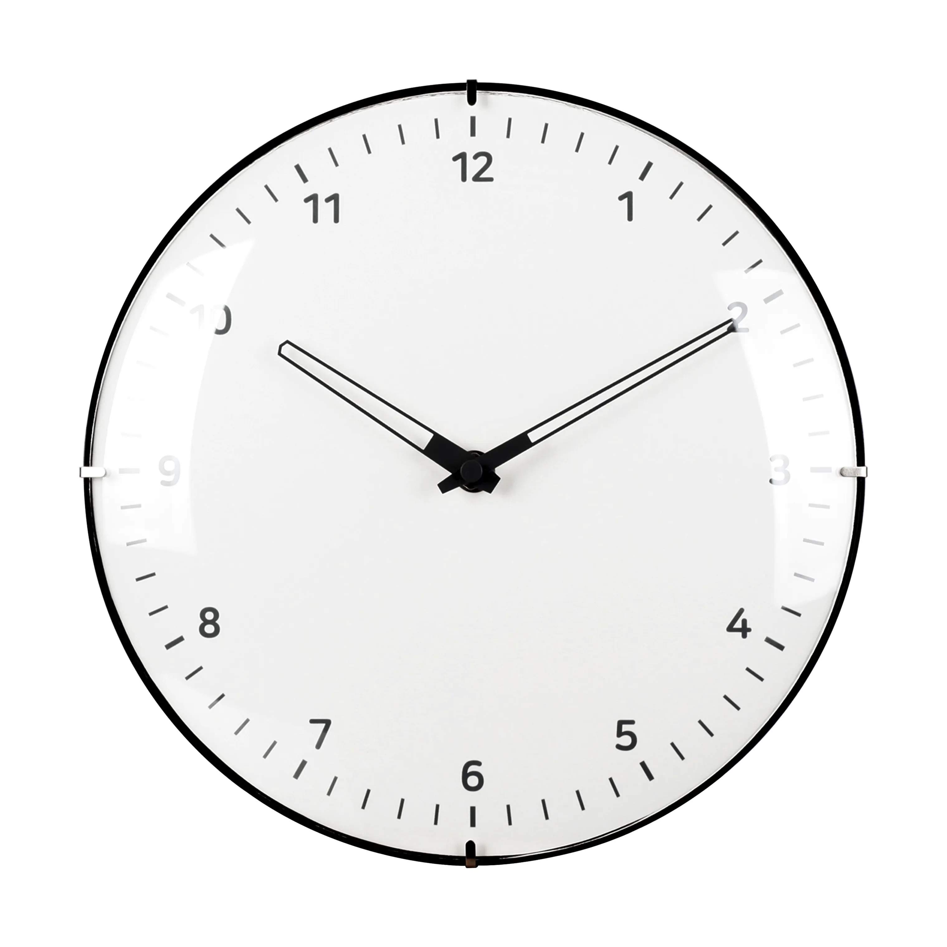 CASA Living Vægure Vægur i Hvid/sort, 25 cm, 1