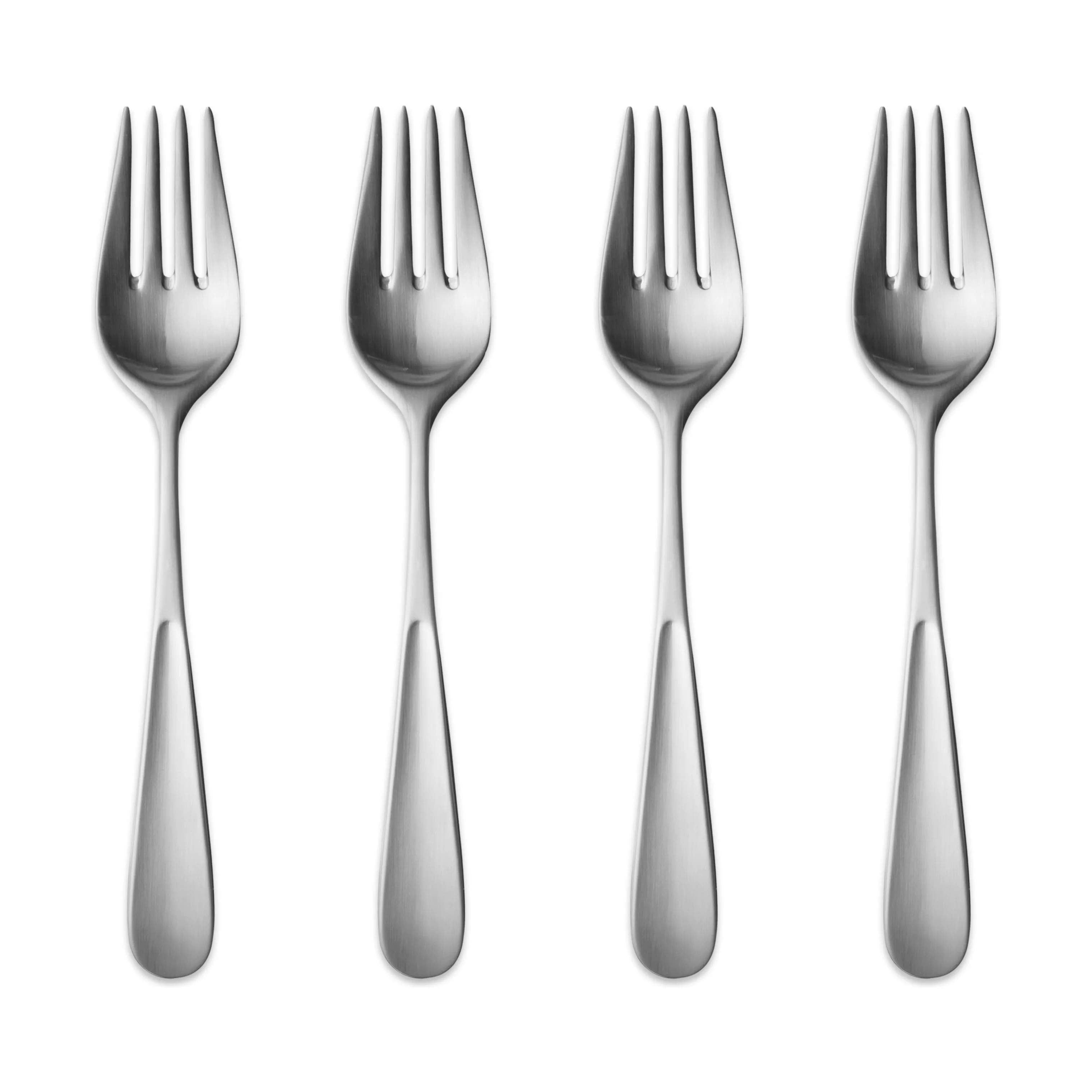 Georg Jensen Kagegafler Vivianna Kagegaffel - 4 stk. i Sølvfarvet, 1