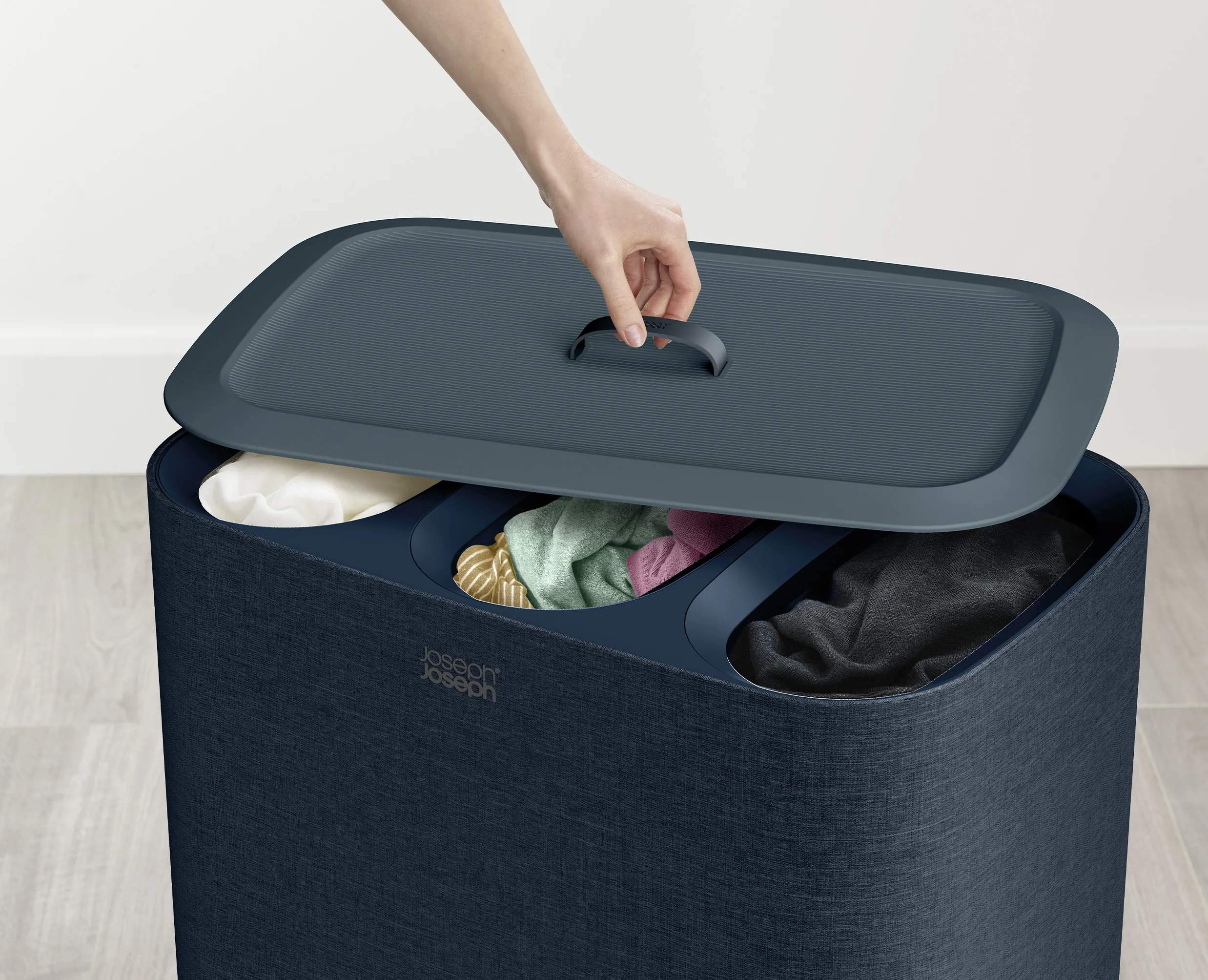 Joseph Joseph Vasketøjskurve Tota Trio Vasketøjskurv i Navy Blue, 6