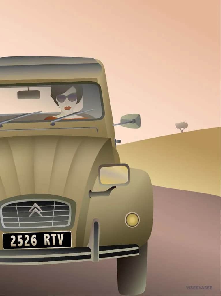 Plakat 2CV Citroën