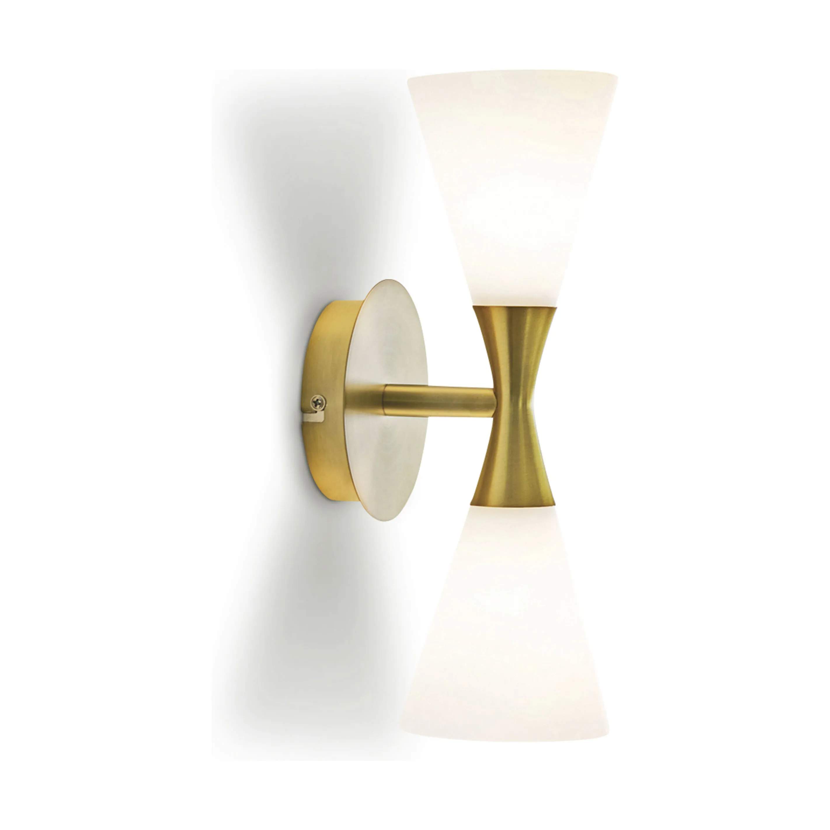 Herstal Væglamper Harlekin Væglampe i Messing, 1