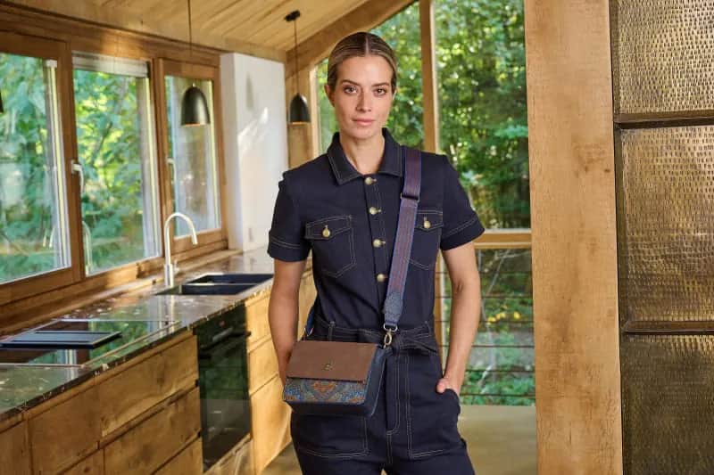 PIP Studio Øvrigt interiør Fenna Cross Body Bag i Blå 1, H19 x B16 cm, 3