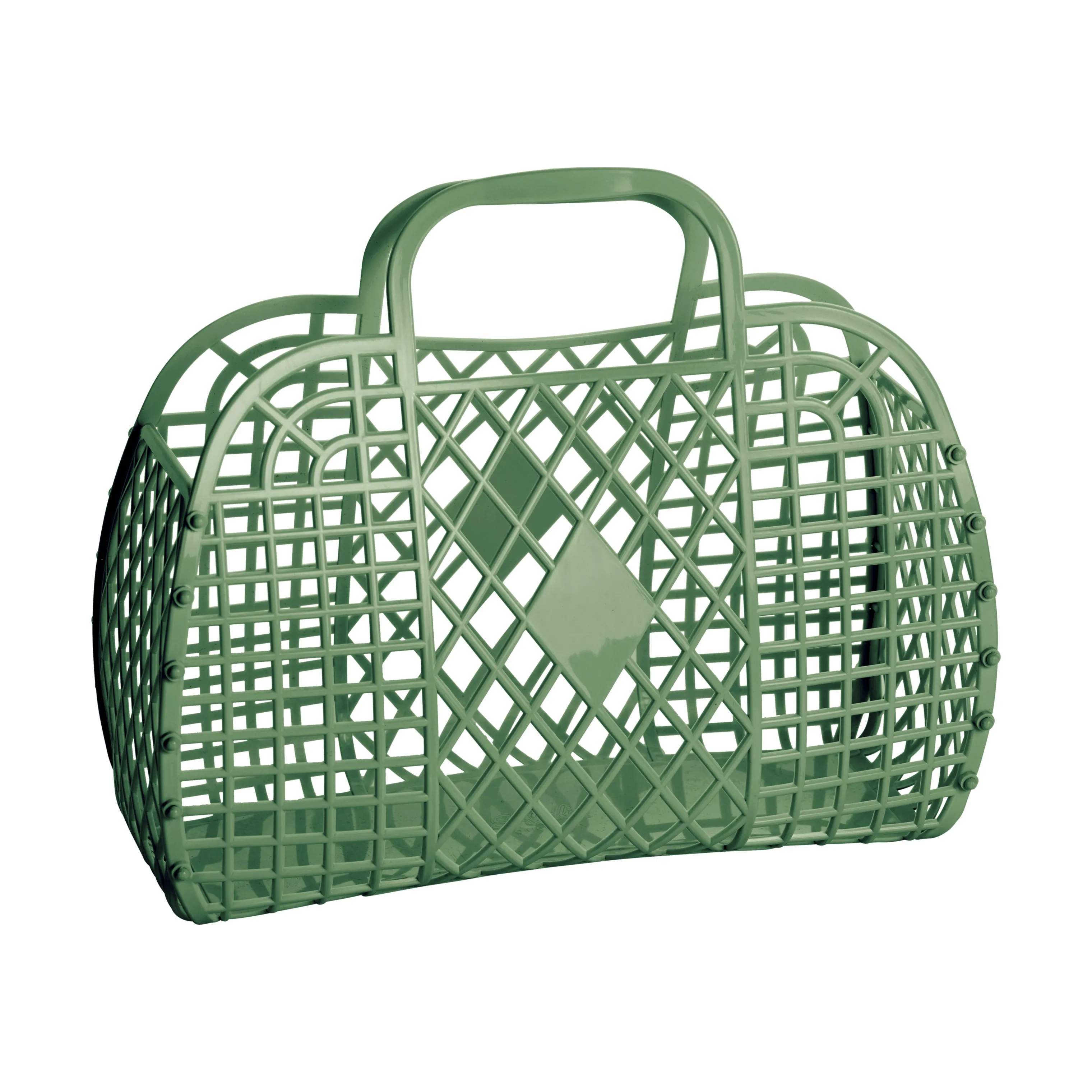 Retro Taske - Stor, olive b 14 x l 35 x h 30 cm, large