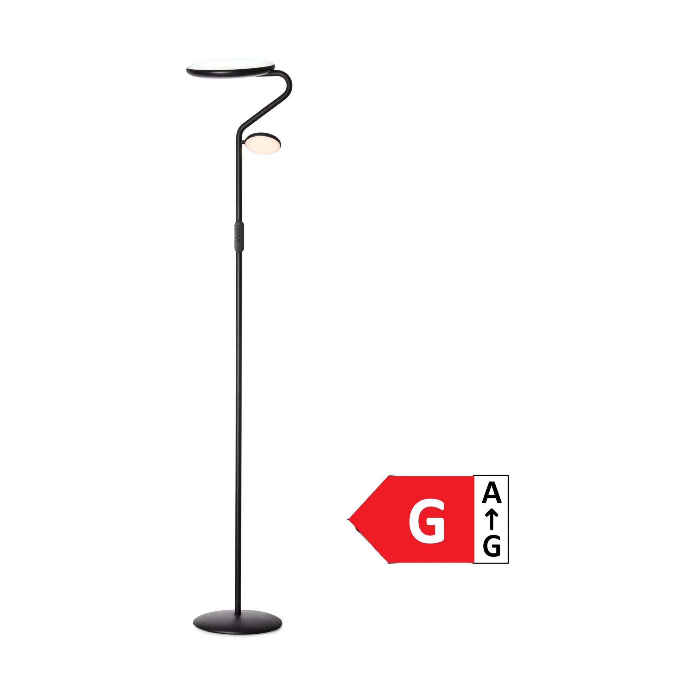 Halo Design Gulvlamper Slim Gulvlampe i Sort, 7