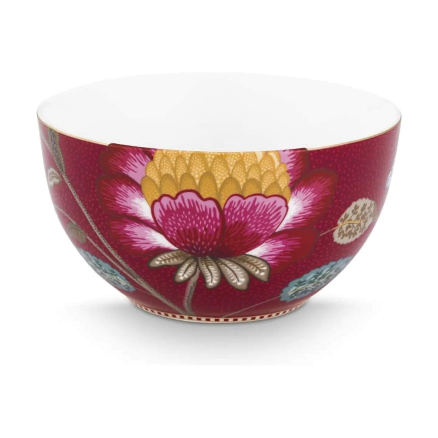 PIP Studio Serveringsskåle Blooming Tales Skål i Rød, 15 cm, 3