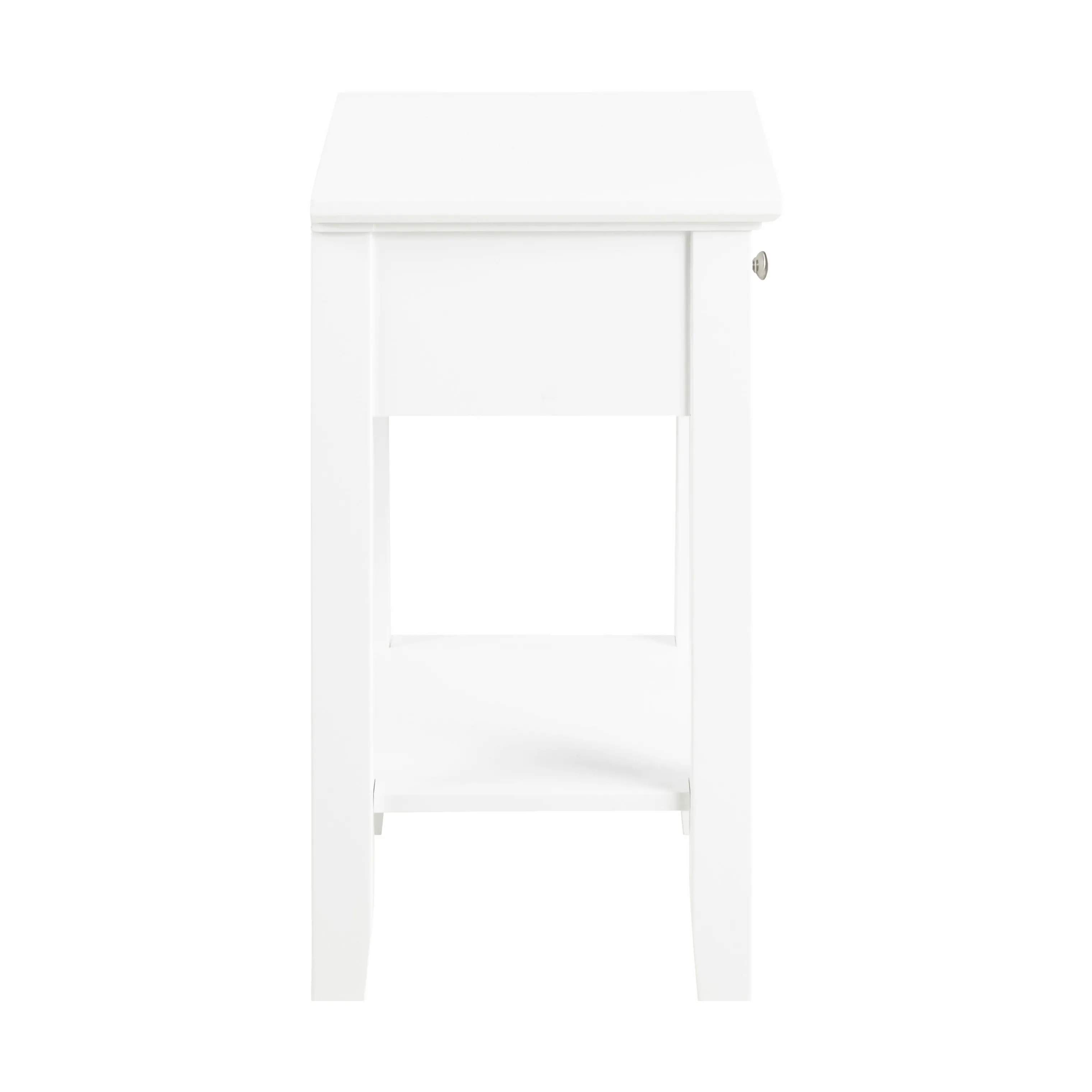CASA Living Sengeborde Linnea Natbord i 1 Skuffe, 3