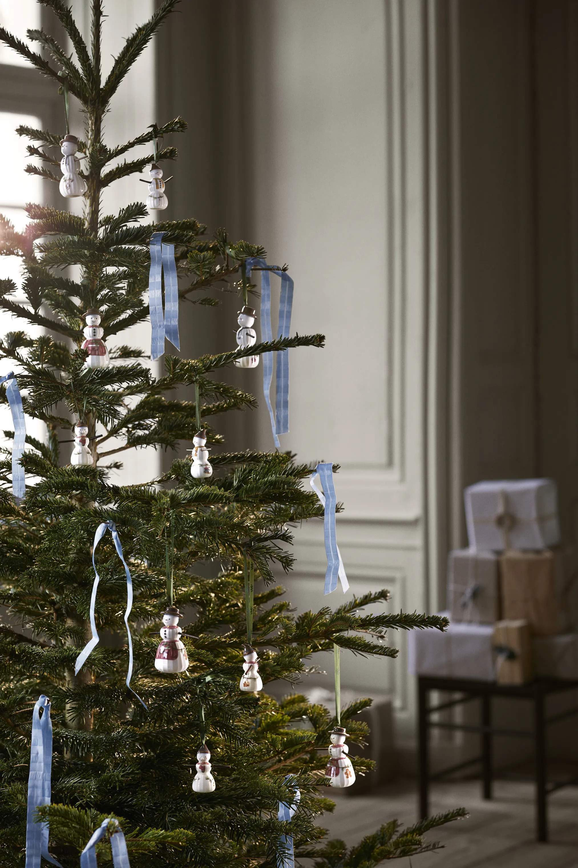 Kähler Juleophæng Hammershøi Jul Hammershøi hængende Snekone i Hvid m. deko, 6