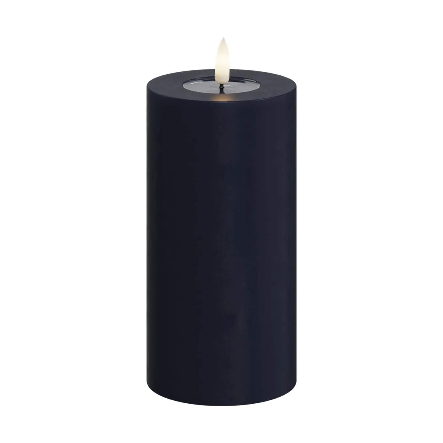 Real Flame LED Bloklys, royal blue, large