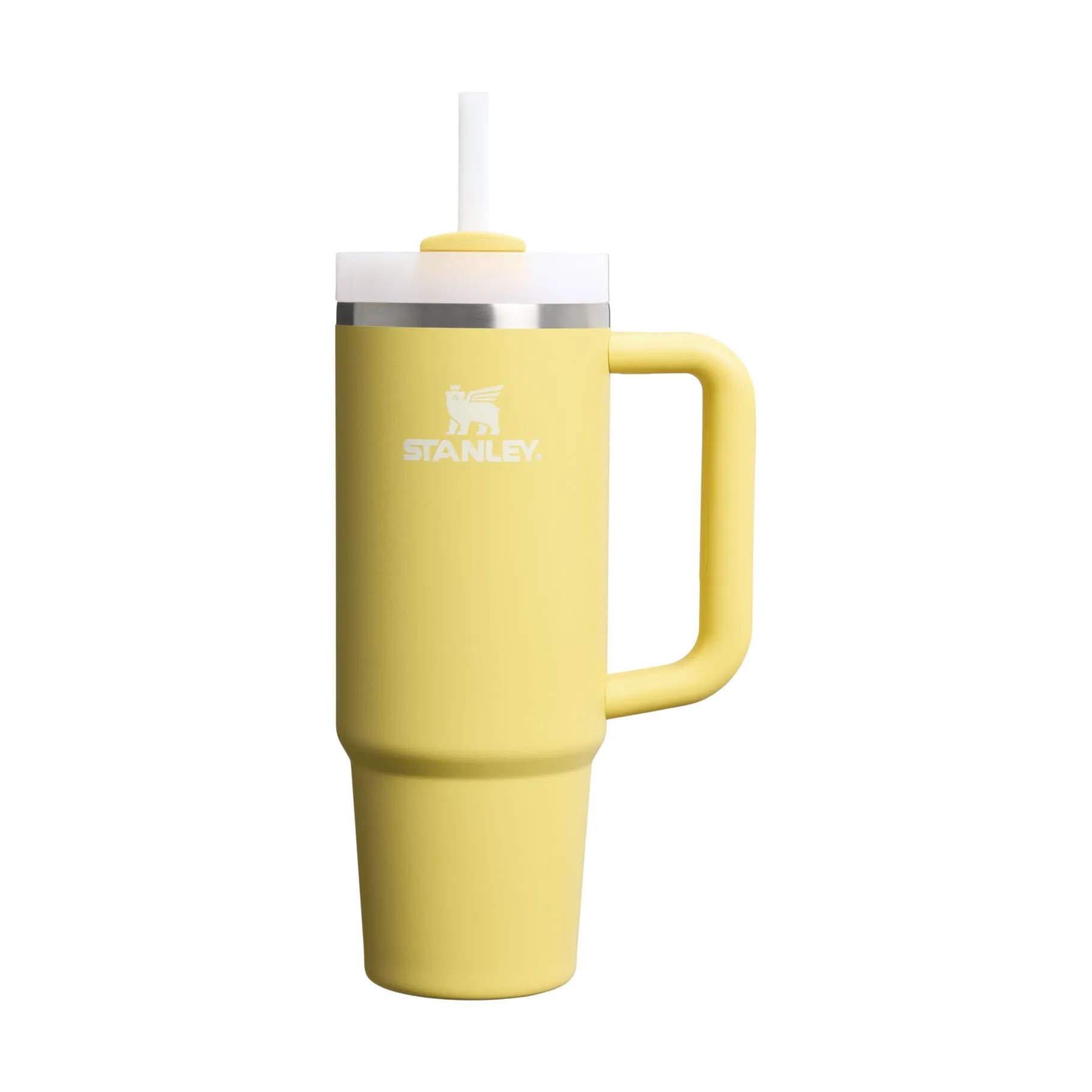Stanley To go kopper The Quencher H2.0 Flowstate Tumbler i Gul, 0.89 L, 1