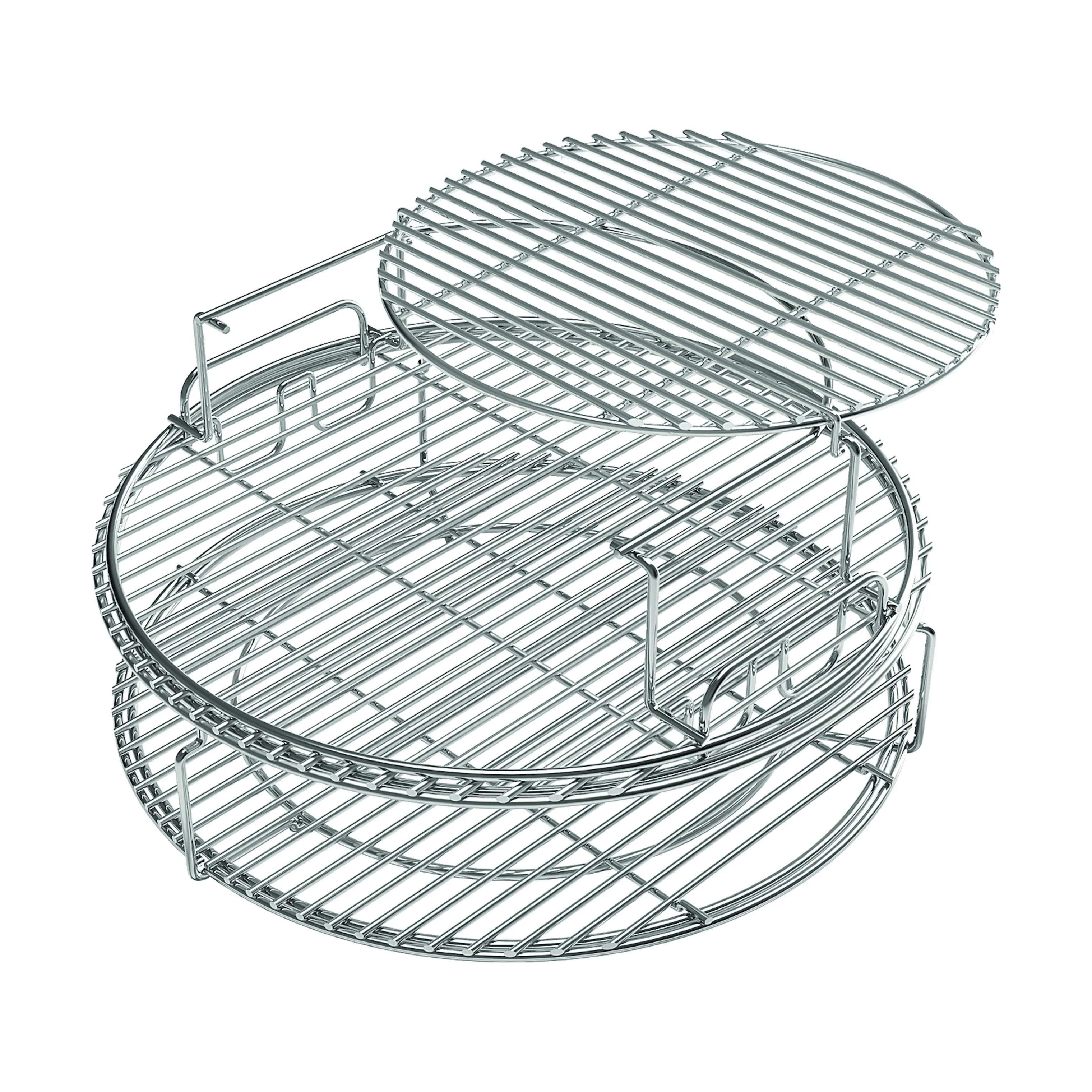 Big Green Egg Øvrigt grilltilbehør Racks & Grids EGGspander Sæt - 5 dele i Sølvfarvet, 1