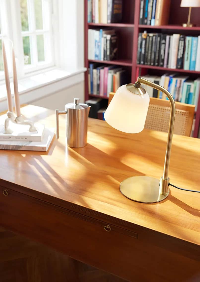 Halo Design Bordlamper ROOM 49 Bordlampe i Antique/ Opal, 2