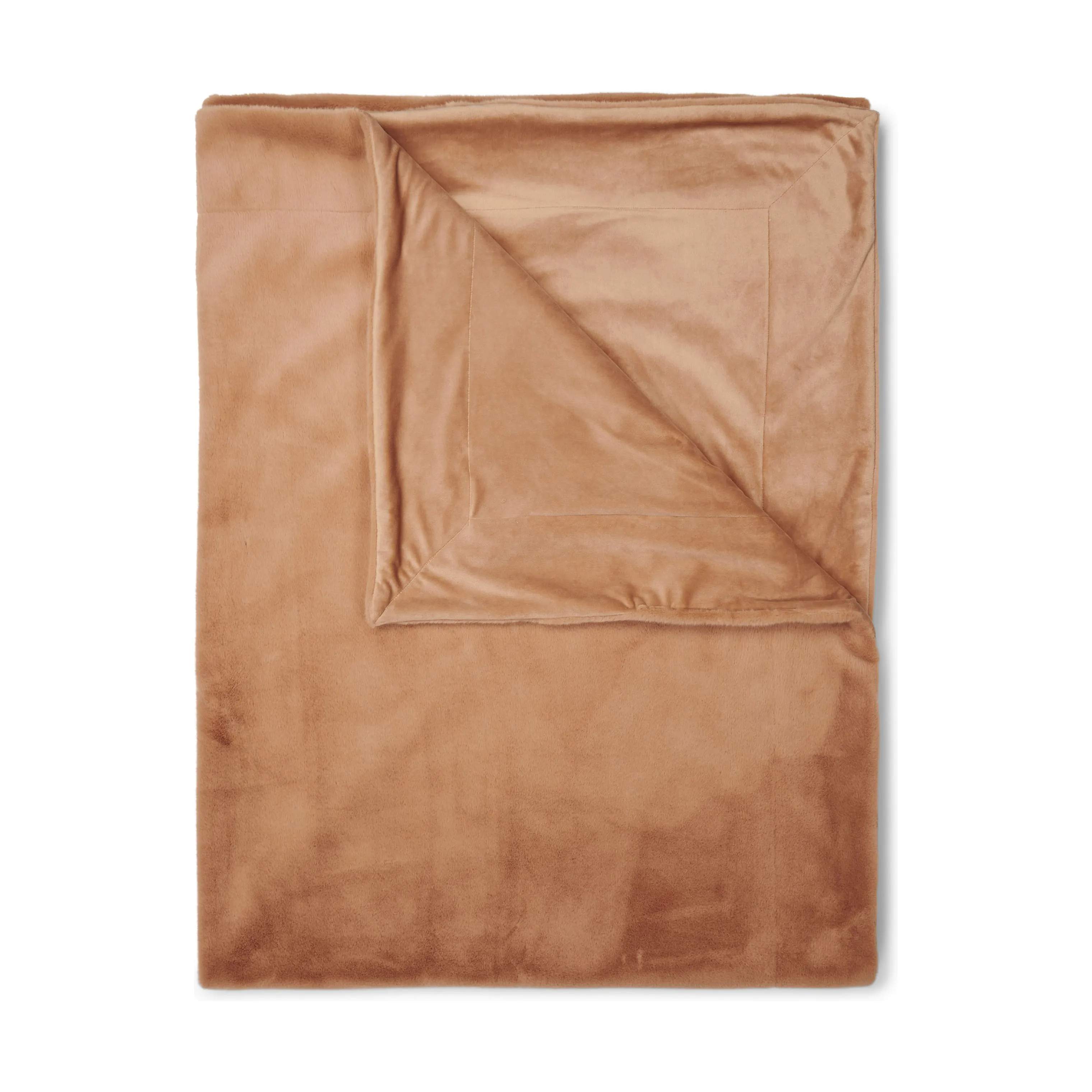 Essenza Plaider Furry Plaid i Bright Terra, B150 x L200 cm, 1