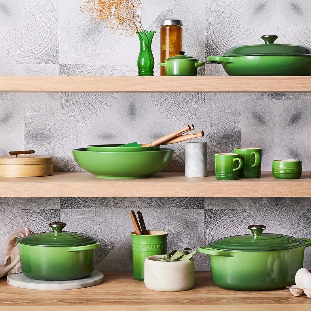 Le Creuset Krukker til køkkenredskaber Redskabskrukke i Grøn, 1.1 L, 5