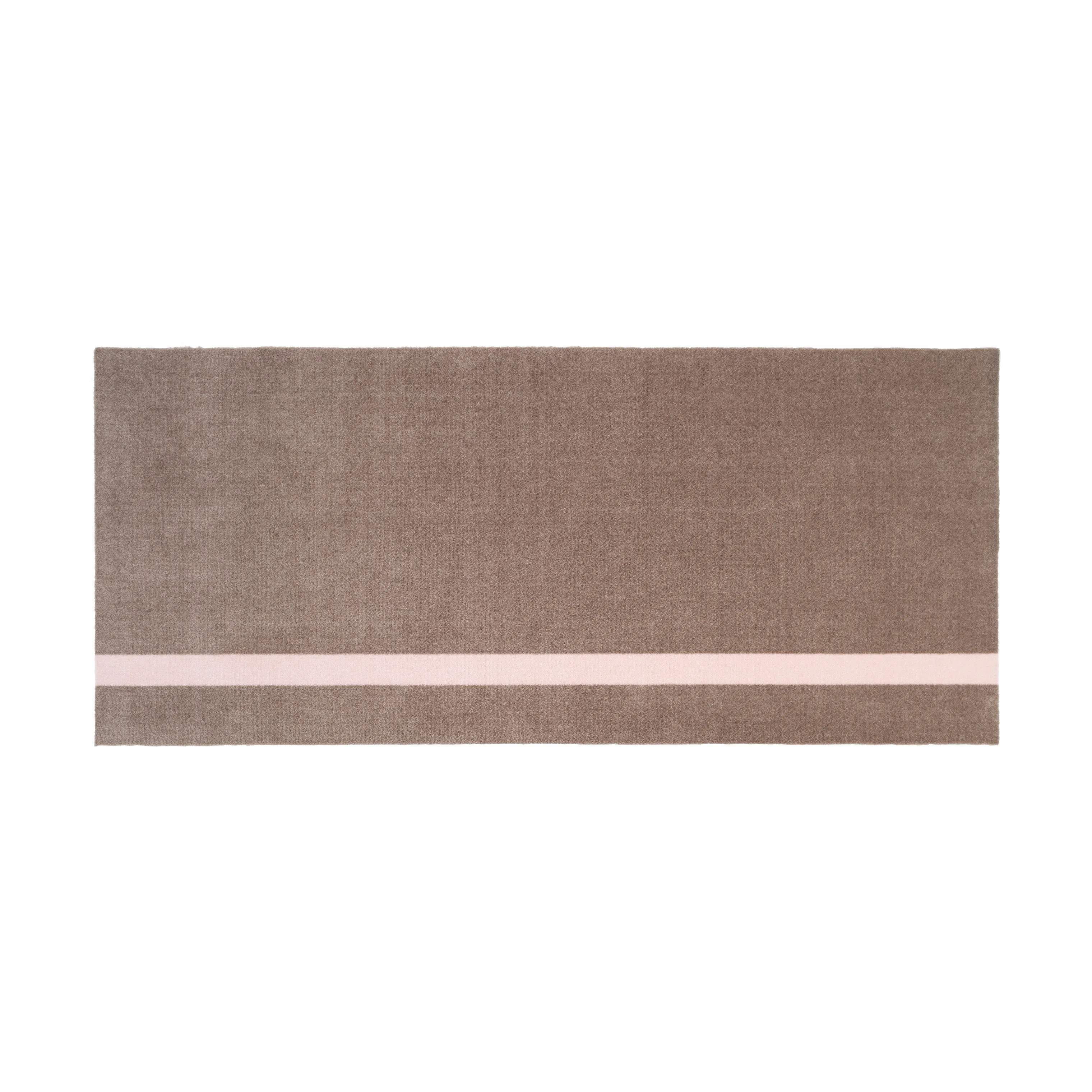 Stripes Vertikal Gulvtæppe, sand/rosa, large