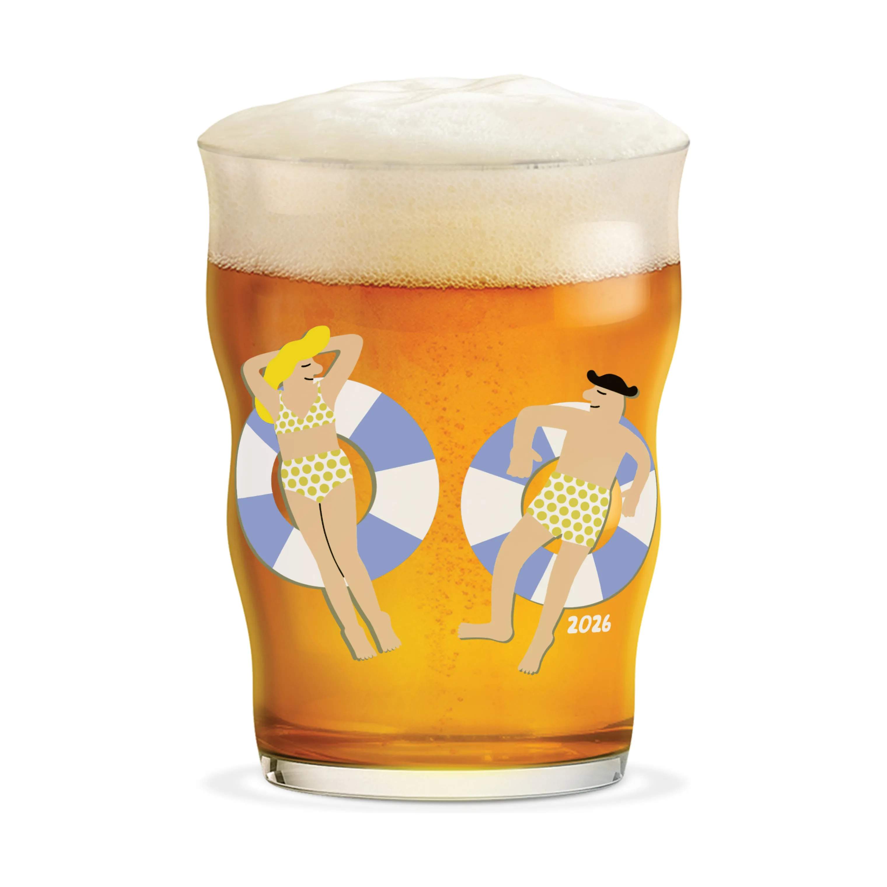 Holmegaard Ølglas Mikkeler Mikkeller Pint Ølglas 2026 i Klar, 4