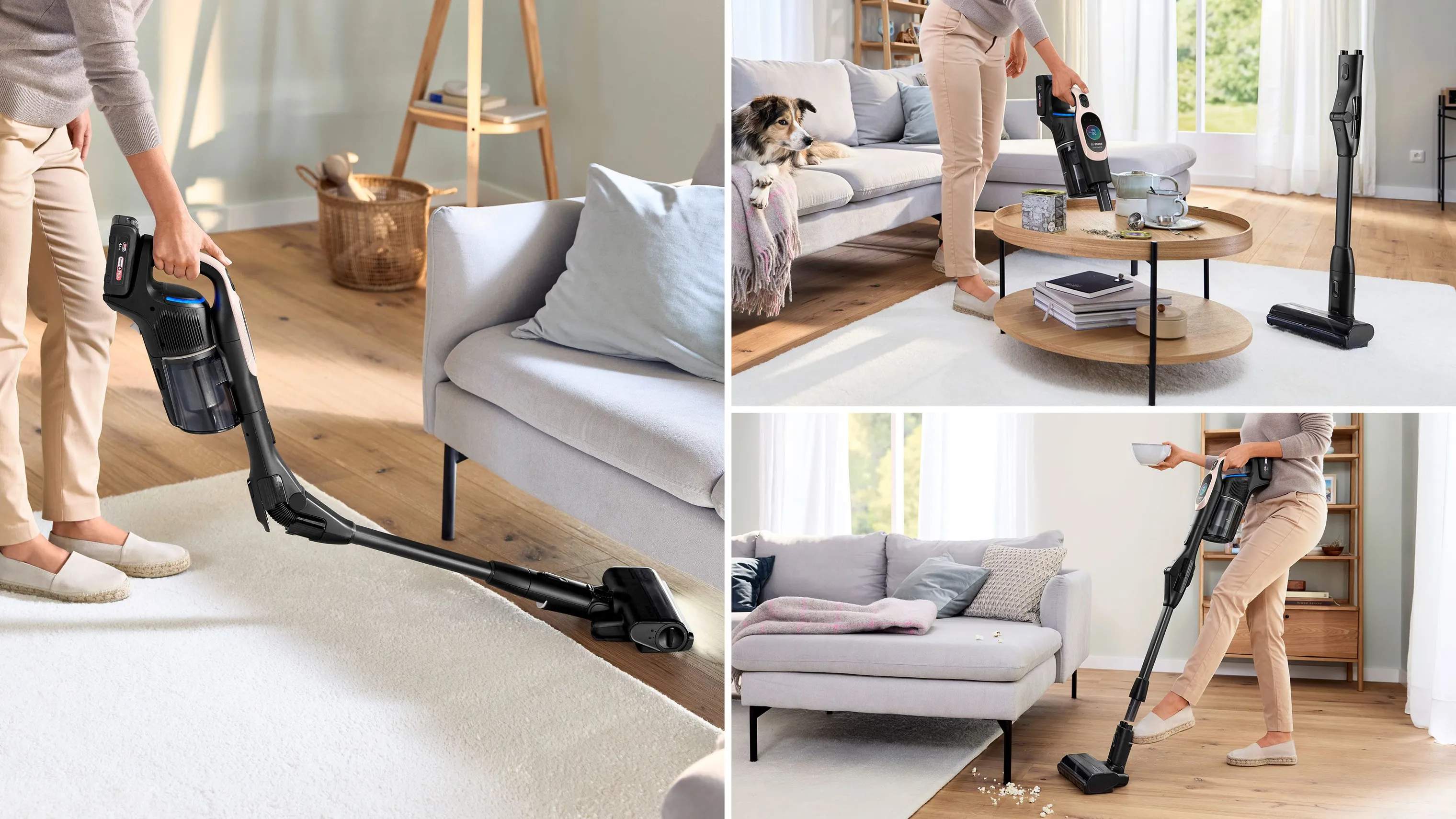 Bosch Støvsugere 2-i-1 Støvsuger Unlimited R10 Stick i Rose, 2
