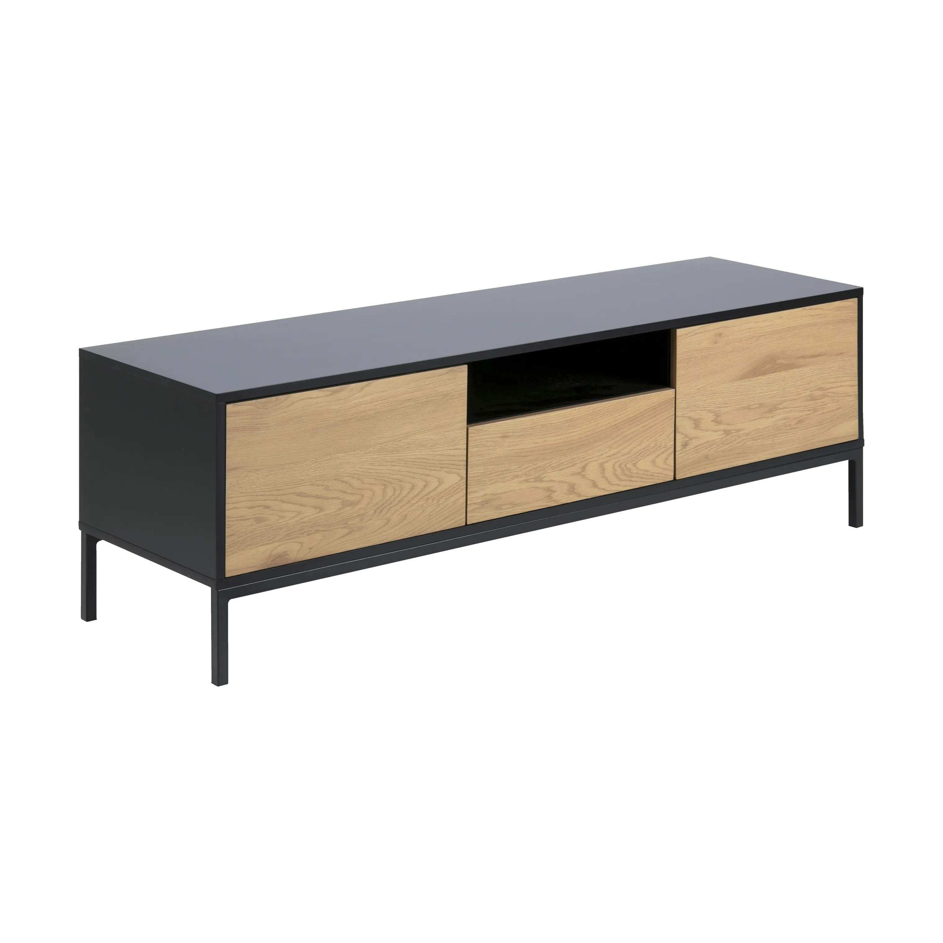 CASA Living TV-borde Seaford TV-bord i Eg/mat sort, 3