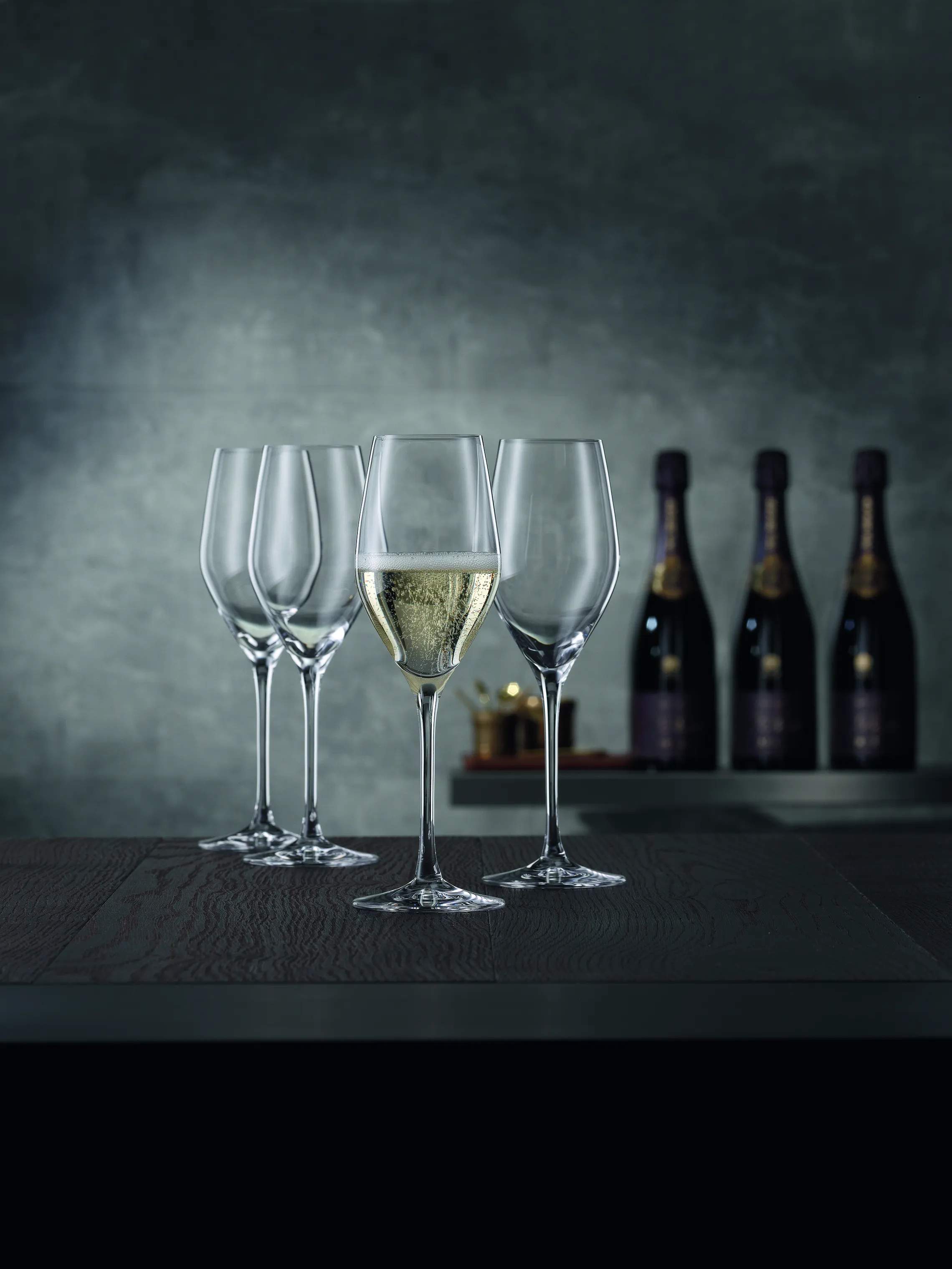 Spiegelau Champagneglas Authentis Champagneglas  - 4 stk. i Klar, 27 cl, 2