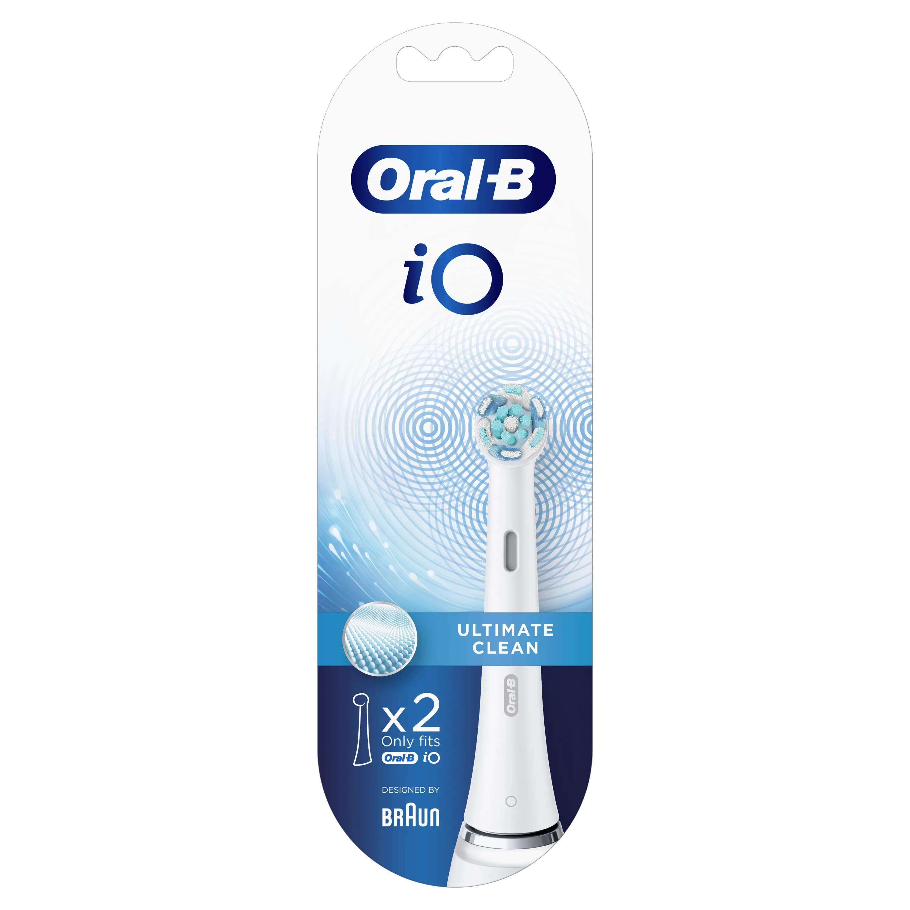 Oral-B Tandbørstehoveder iO Ultimate Clean Tandbørstehoved - 2 stk. i Hvid, 2