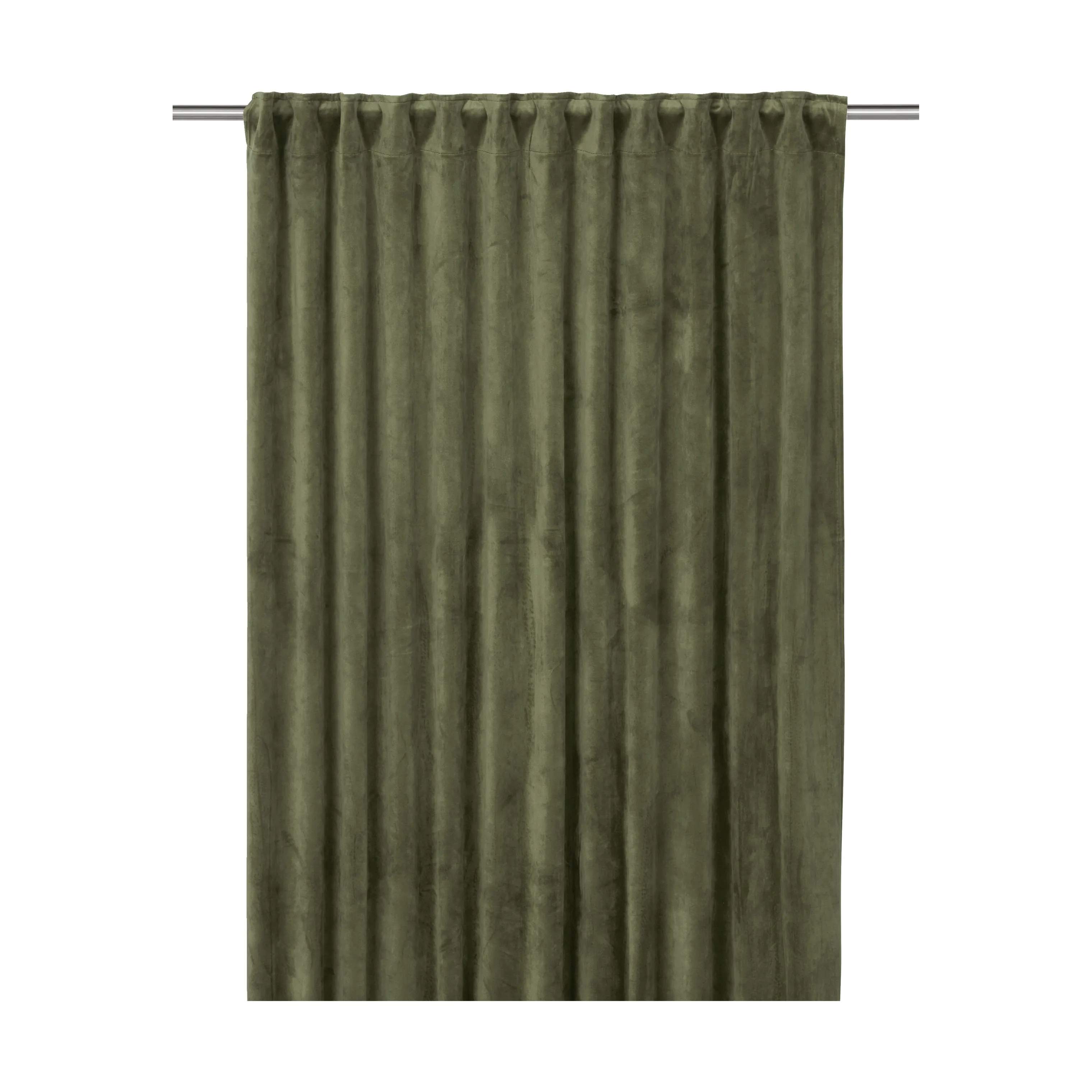 Svanefors Gardiner og gardinstænger Estelle Estrelle Gardin - 2 stk. i mos, H280 x B135 cm, 1
