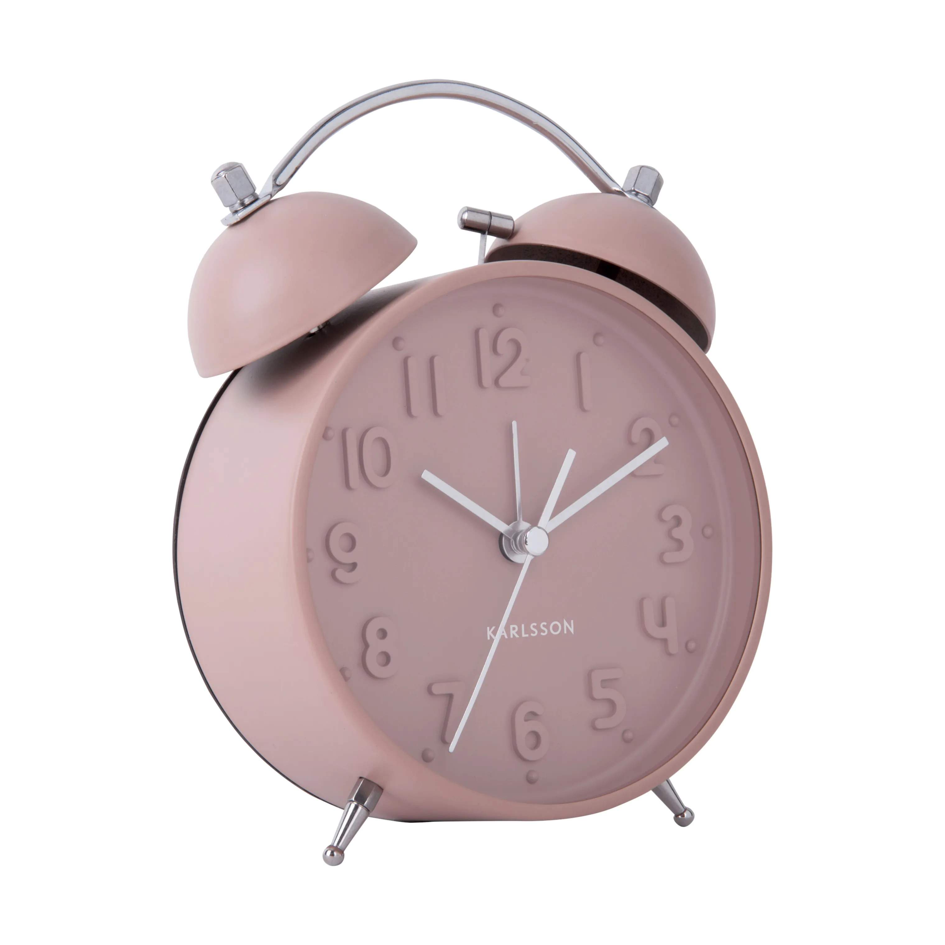 Karlsson Vækkeure Iconic Vækkeur i Rosa, 1