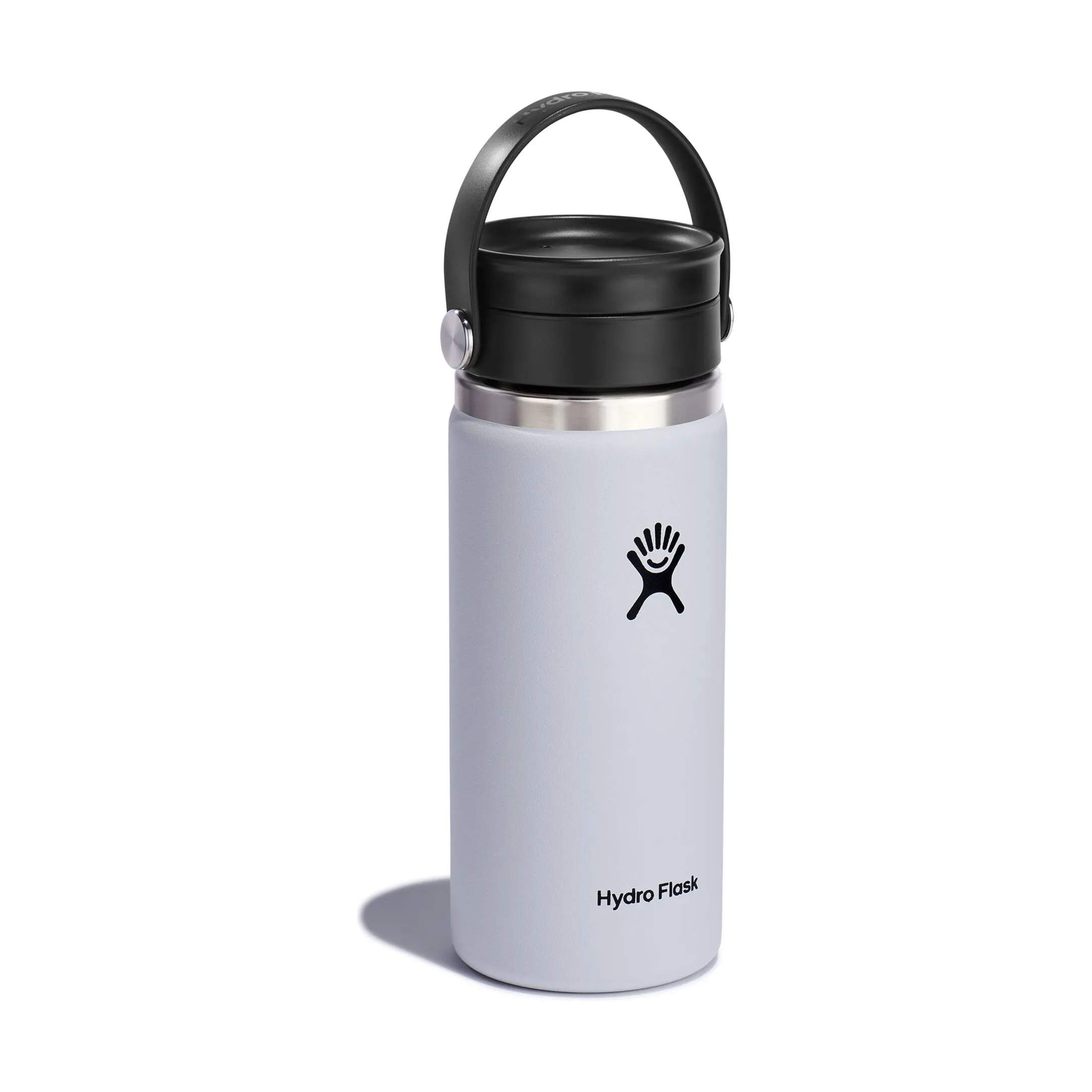 Hydro Flask To go kopper Wide Flex Sip Lid Termoflaske i Hvid/stål/sort/rød, 3