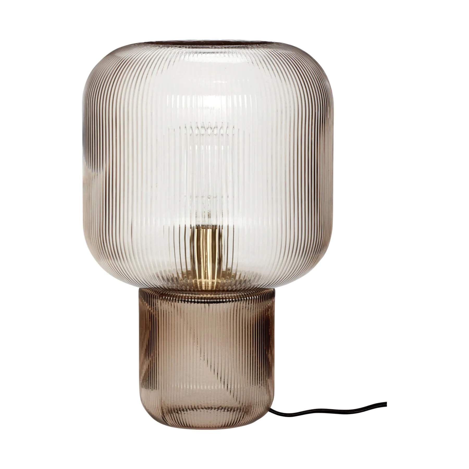 Hübsch Bordlamper Pirum Bordlampe i Brun, 1